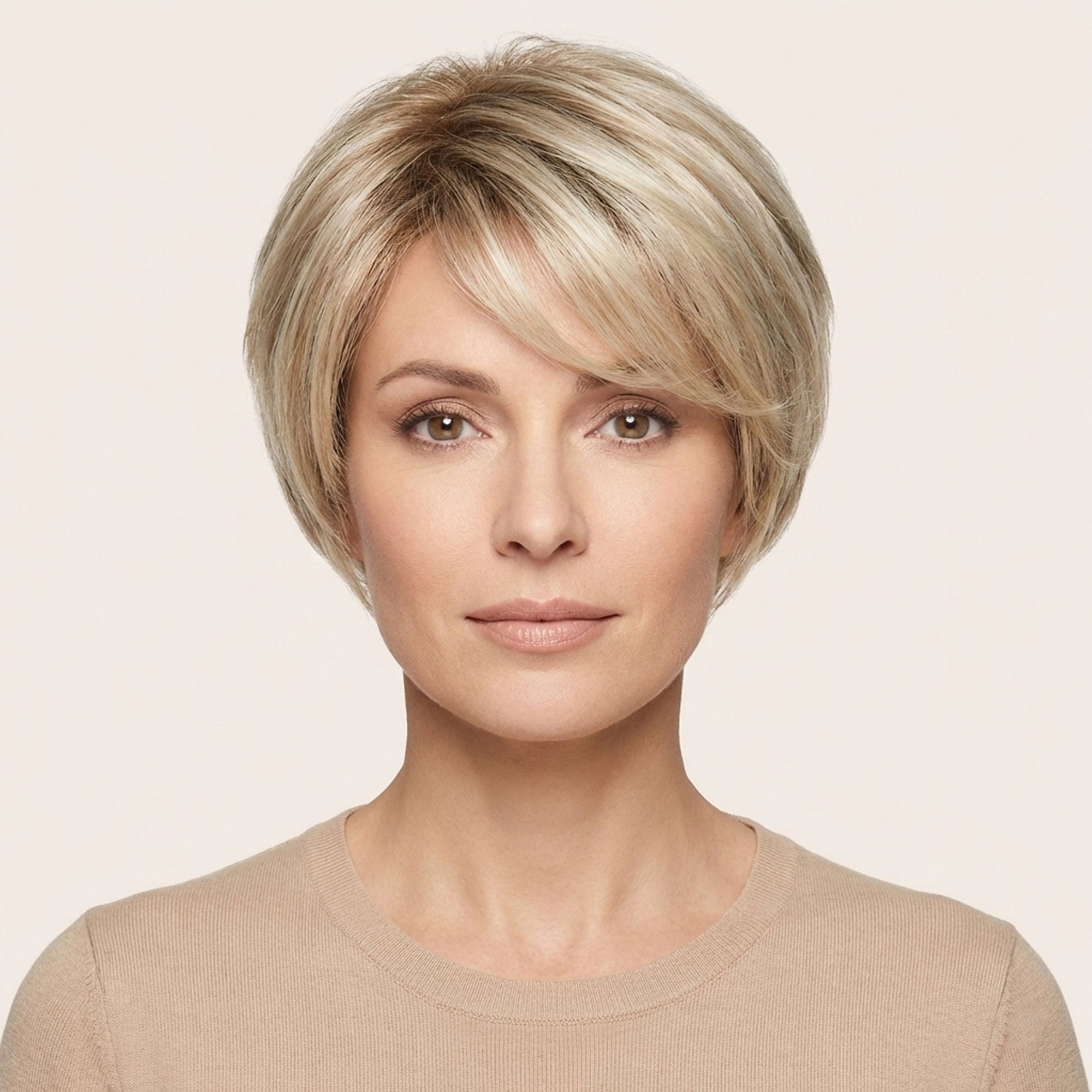 Perruque Synthétique Blonde Carré Court - Charlotte