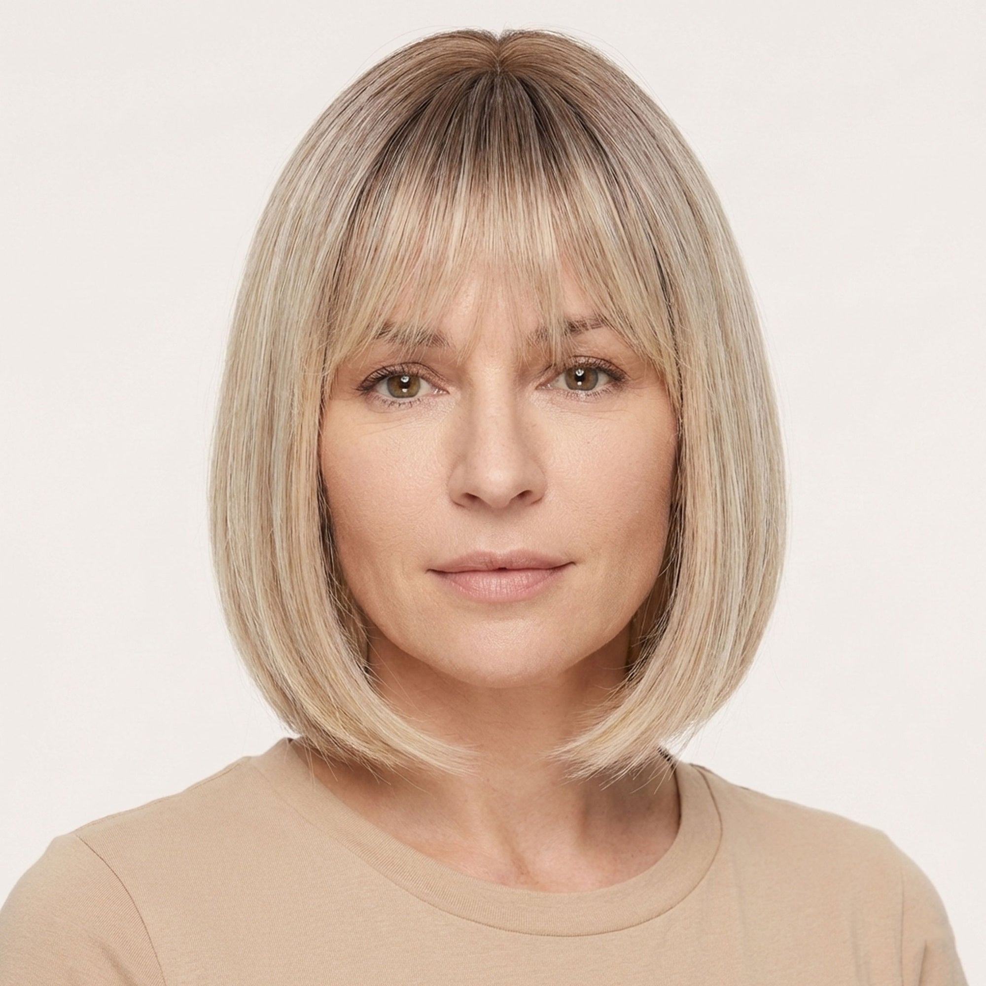 Perruque Synthétique Blonde Carré Court - Éloïse