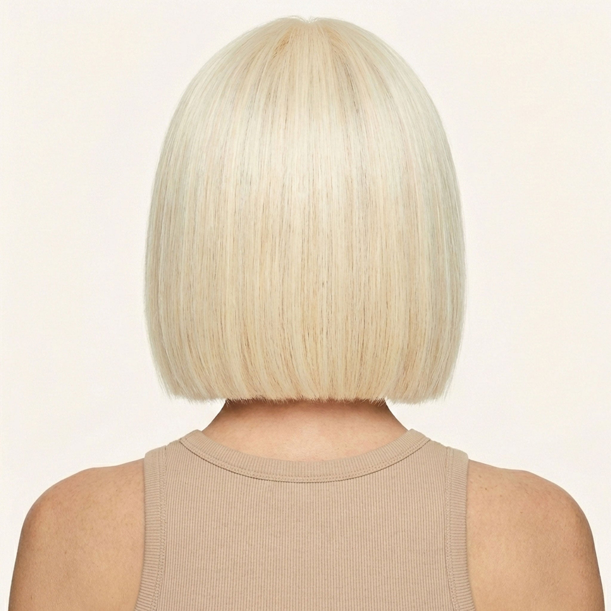 Perruque Synthétique Blonde Carré Court - Gisèle - dos