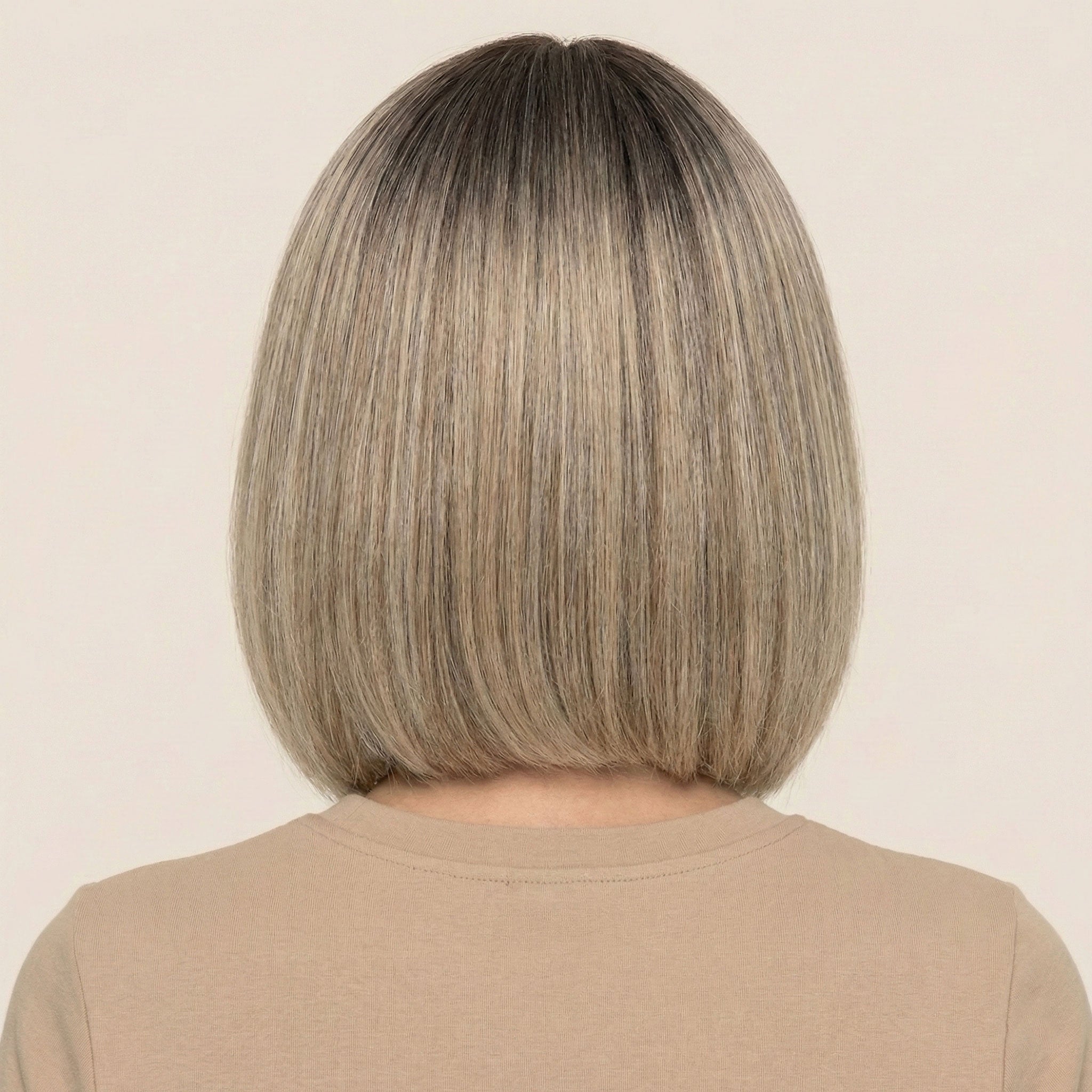 Perruque Synthétique Blonde Carré Court - Hestia - dos