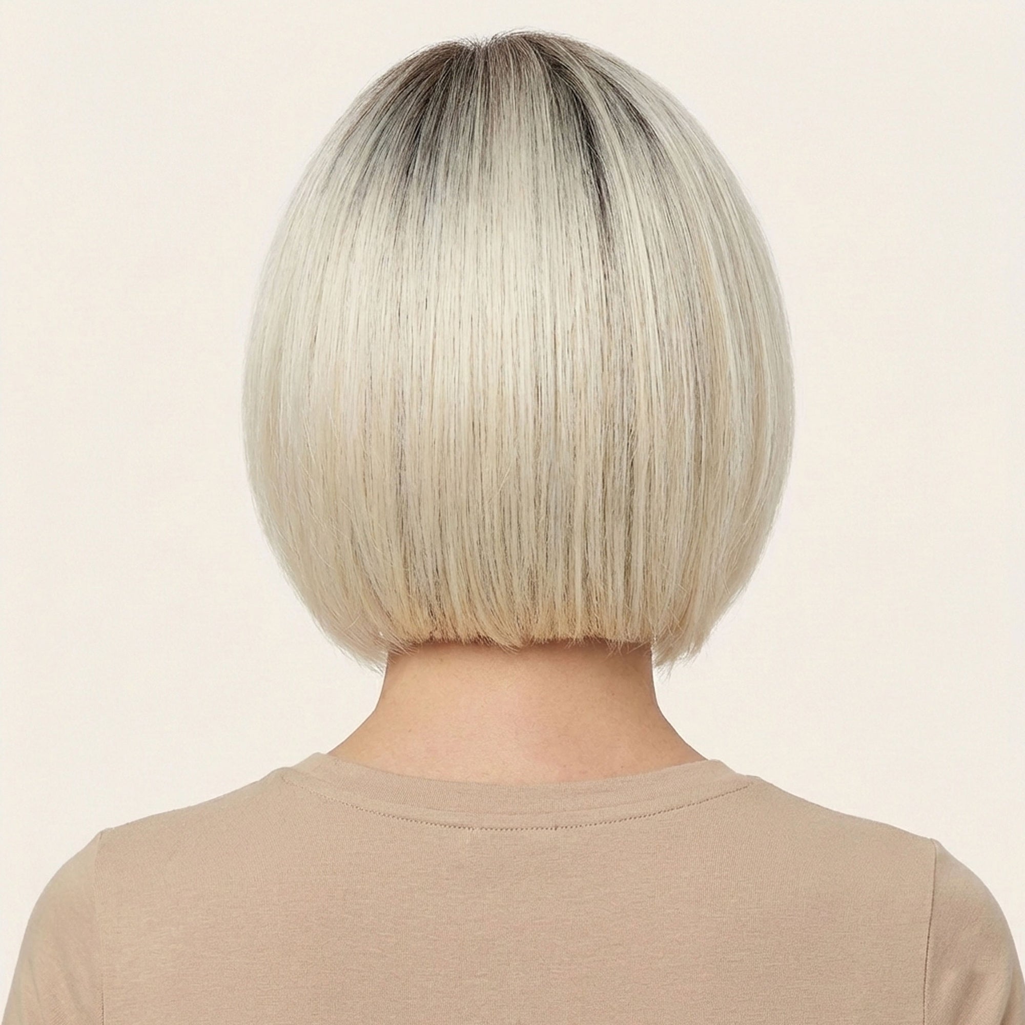 Perruque Synthétique Blonde Carré Court - Sarah - dos