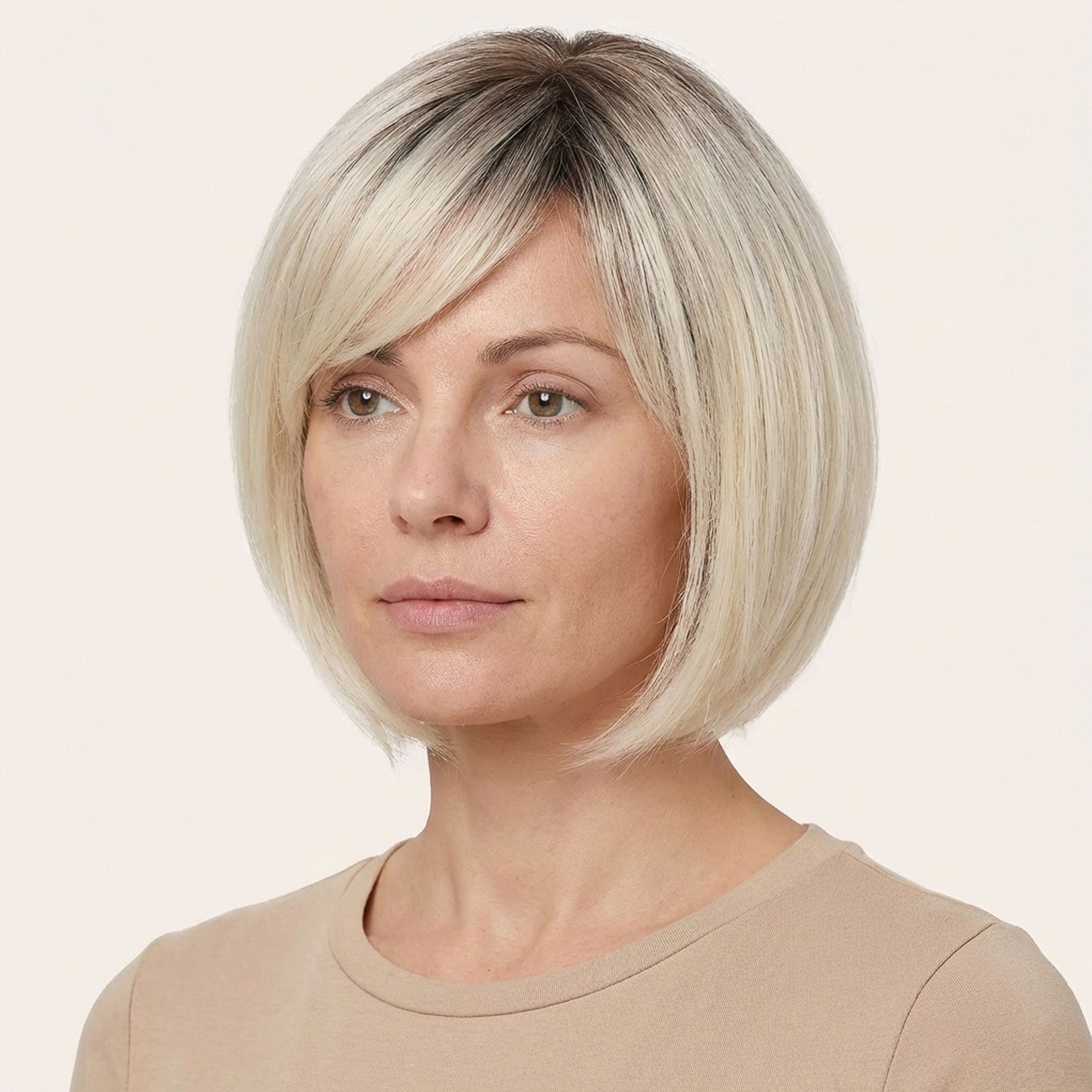 Perruque Synthétique Blonde Carré Court - Sarah