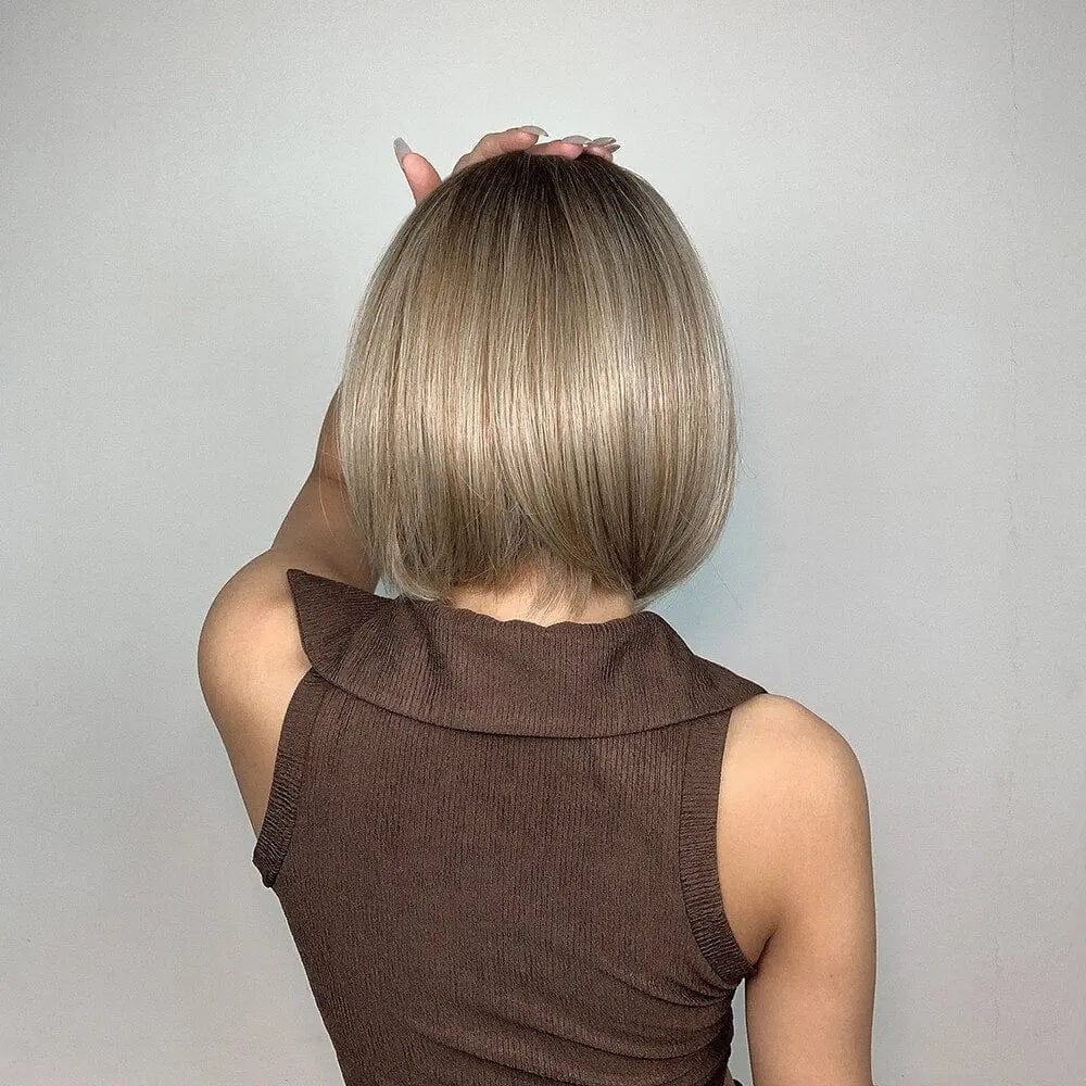 Perruque Synthétique Blonde Carré Court - Hestia - Perruque Femme