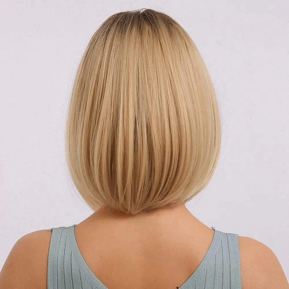 Perruque Synthétique Blonde Carré Court - Yolanda - Perruque Femme