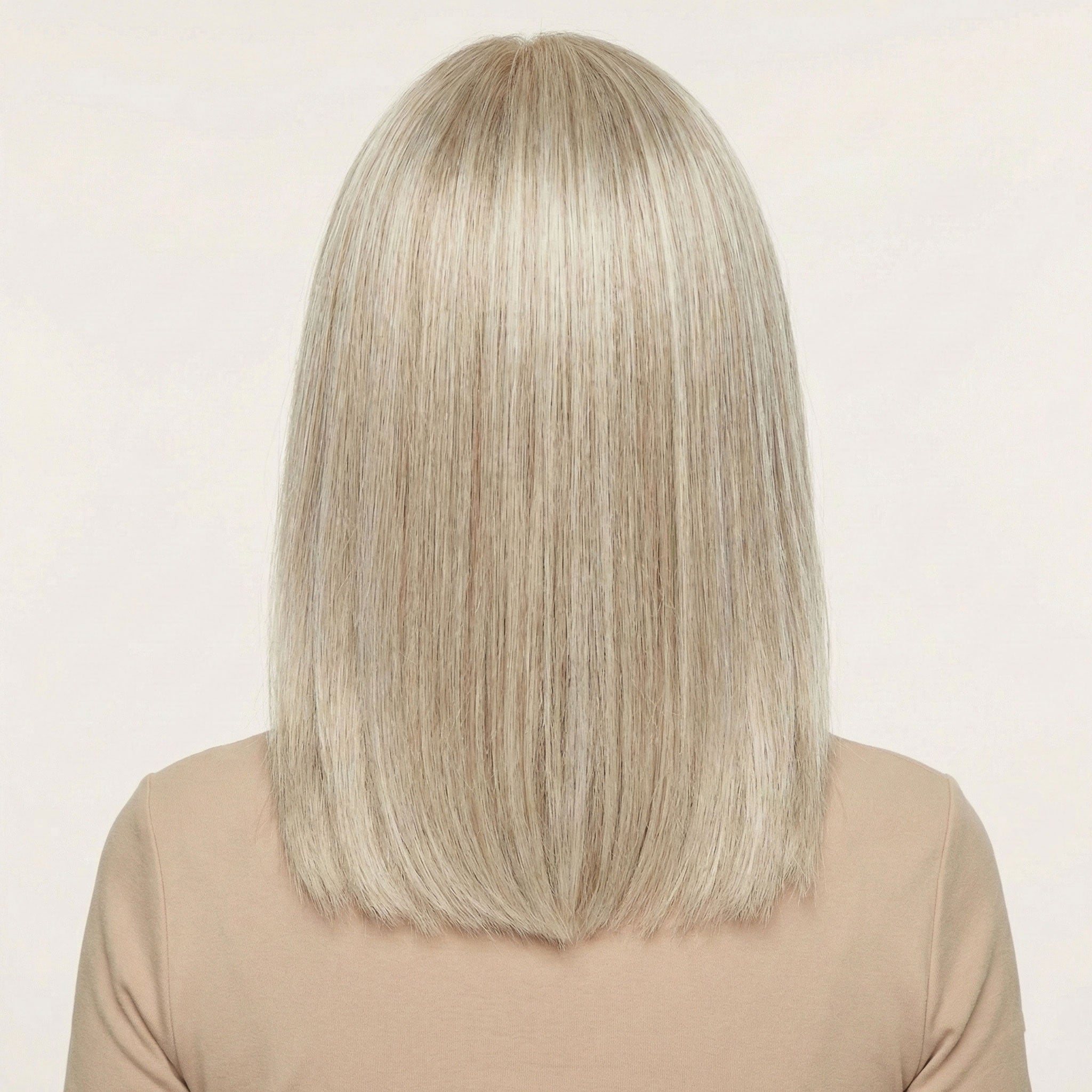 Perruque Synthétique Blonde Carré Mi-Long - Amabel - dos