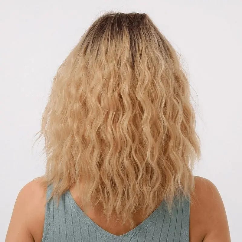 Perruque Synthétique Blonde Carré Mi-Long - Calypso - Perruque Femme