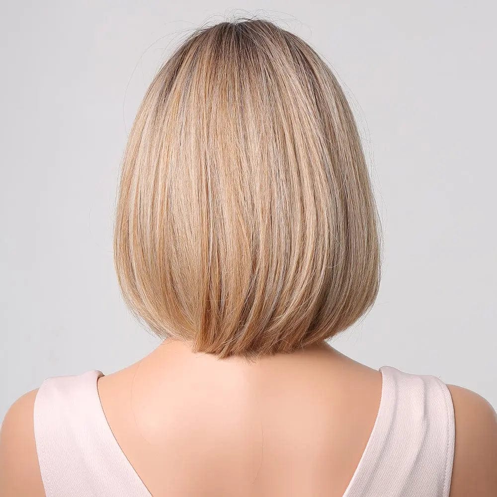 Perruque Synthétique Blonde Carré Mi-Long - Zephyrine - Perruque Femme