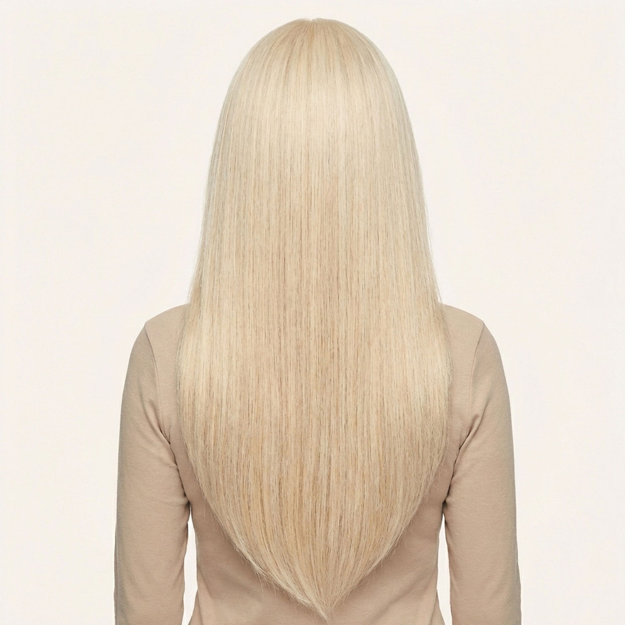 Perruque Synthétique Blonde Longue - Béatrice - dos
