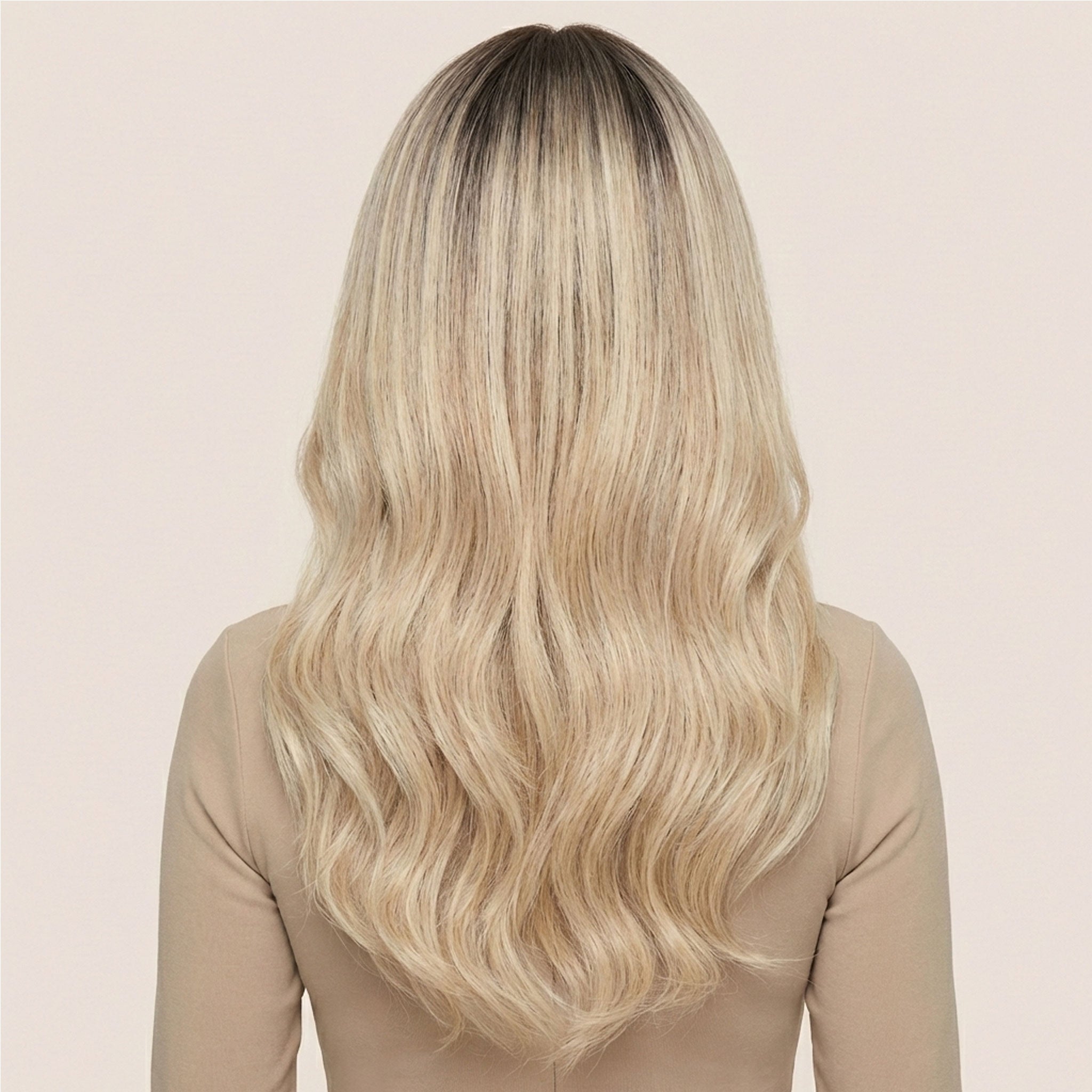 Perruque Synthétique Blonde Longue - Chloé - dos