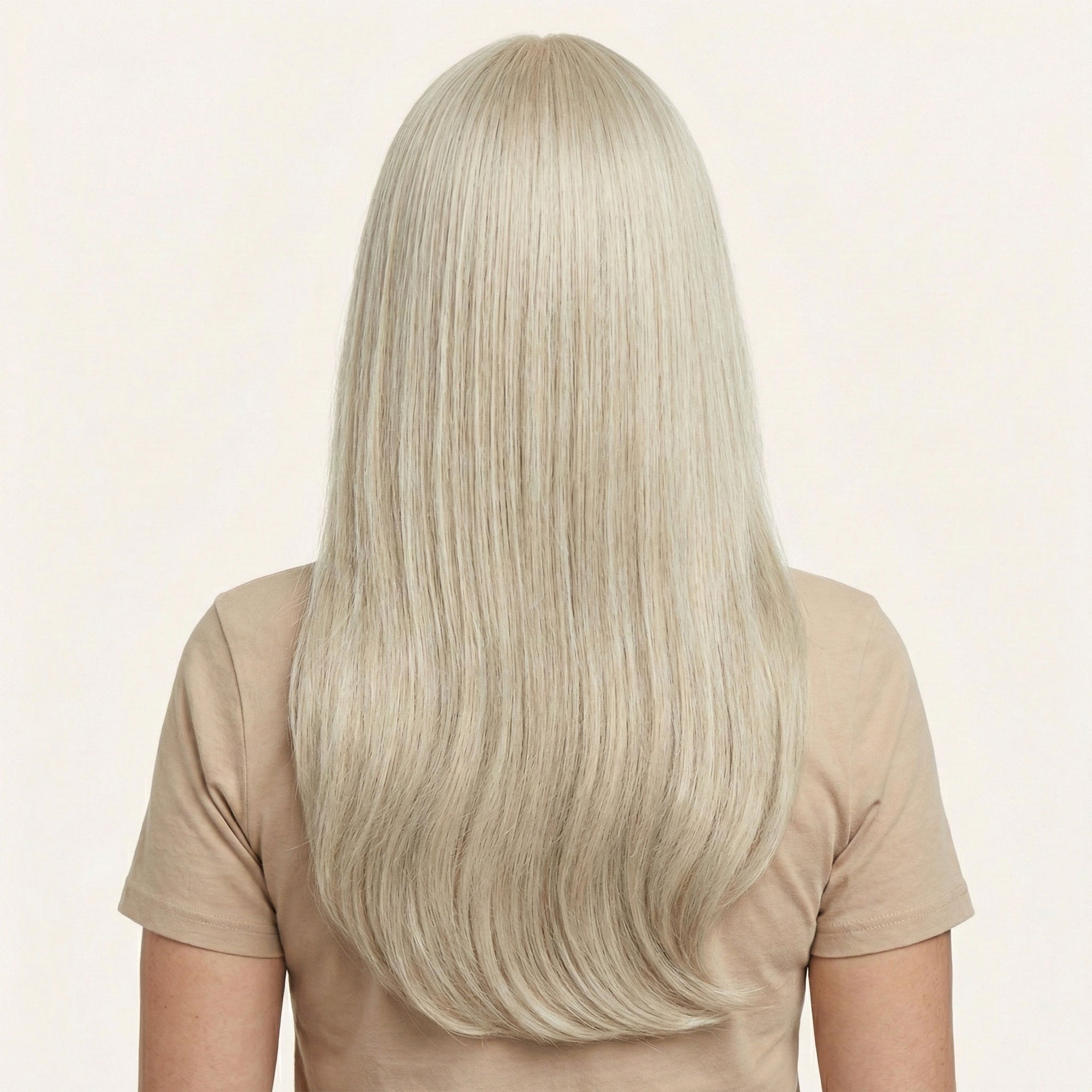 Perruque Synthétique Blonde Longue - Delphine - dos