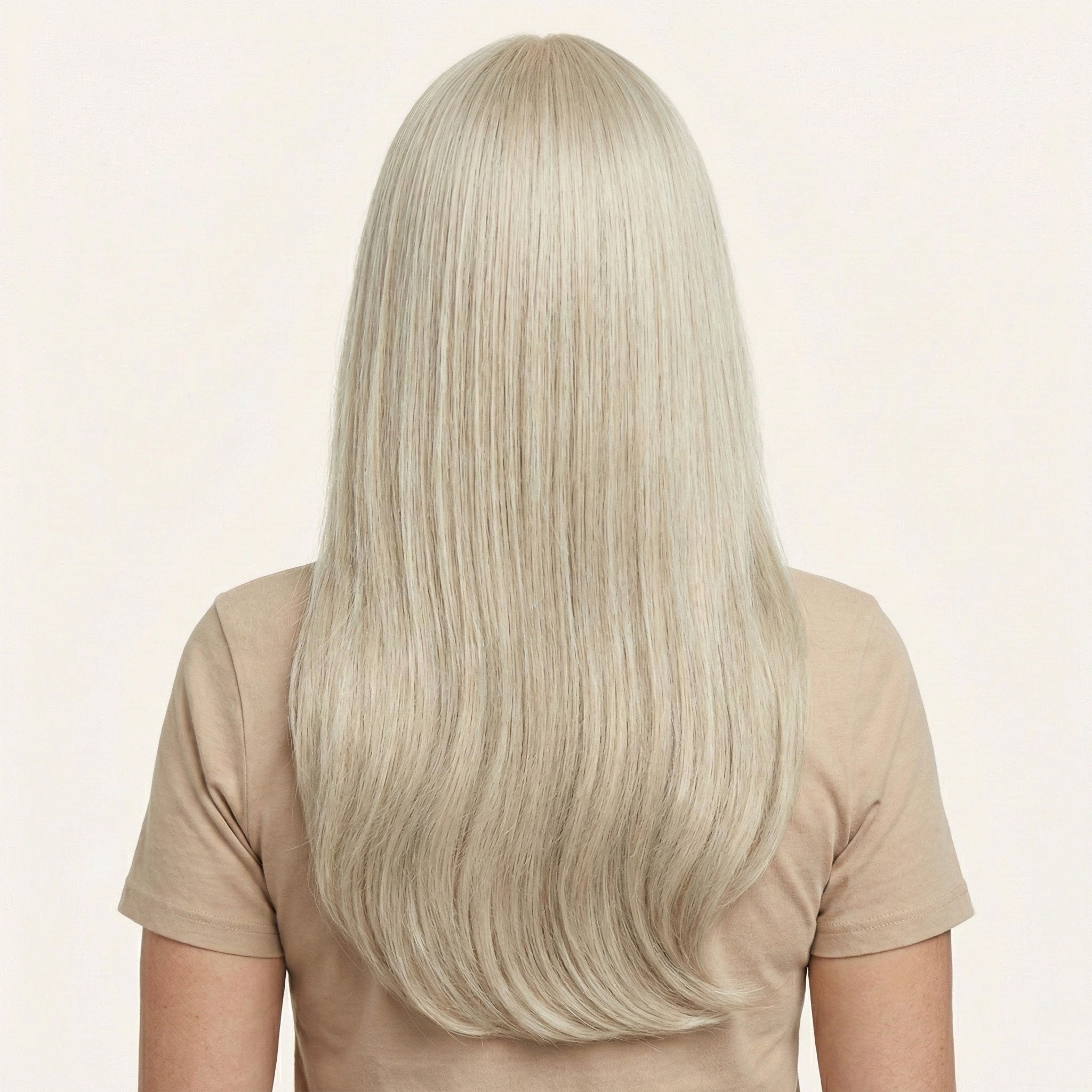 Perruque Synthétique Blonde Longue - Delphine - dos