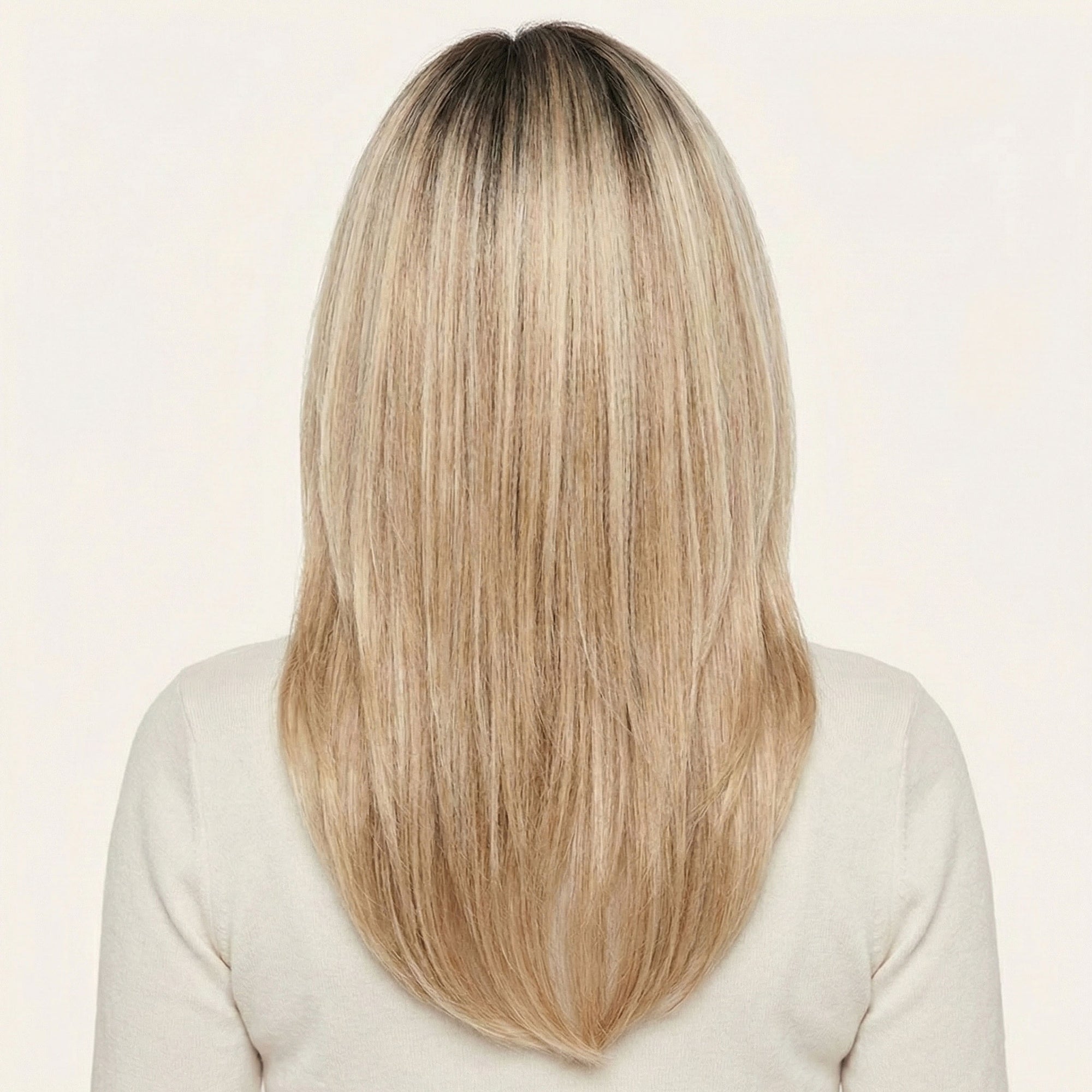 Perruque Synthétique Blonde Longue - Yvette - dos