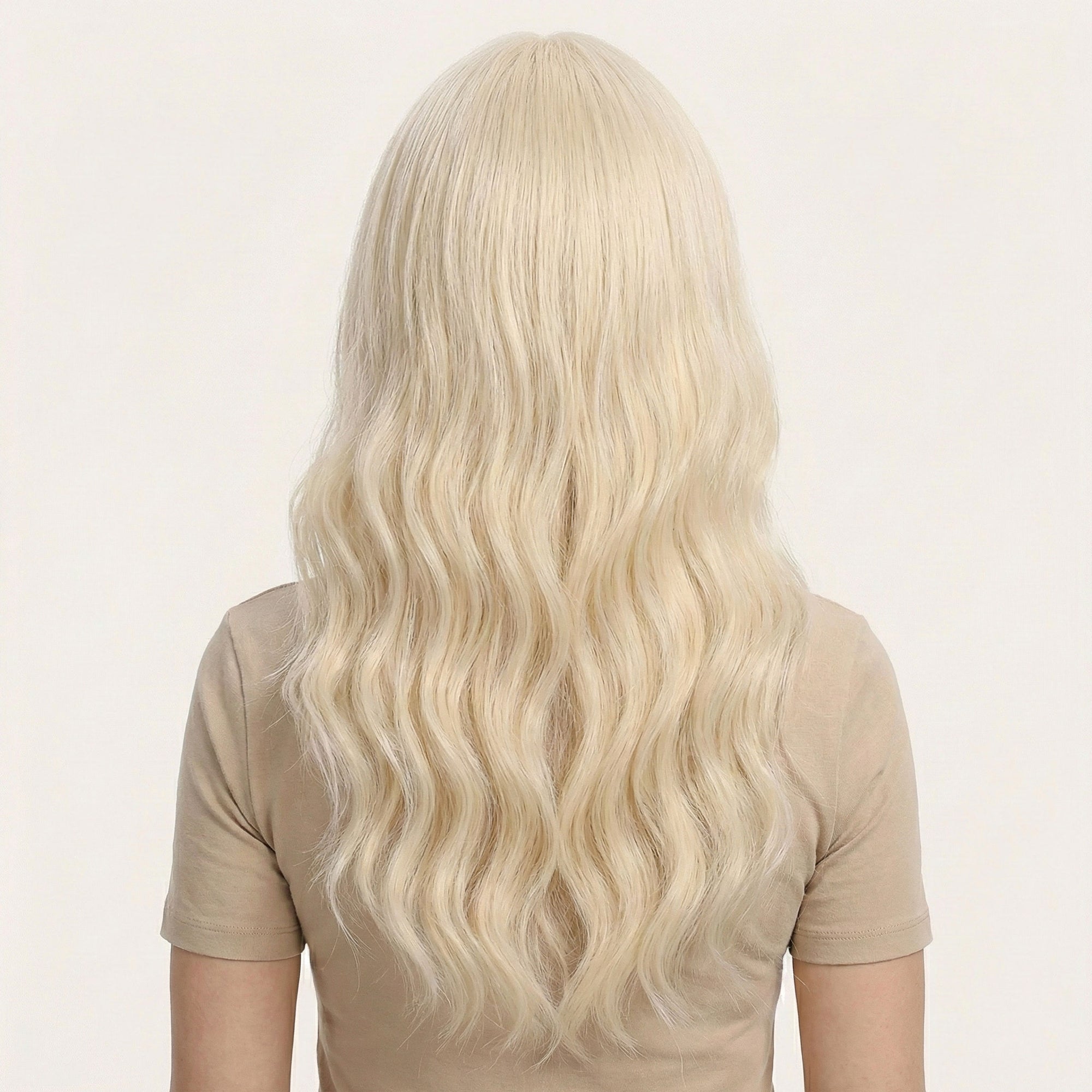 Perruque Synthétique Blonde Longue - Zara - dos