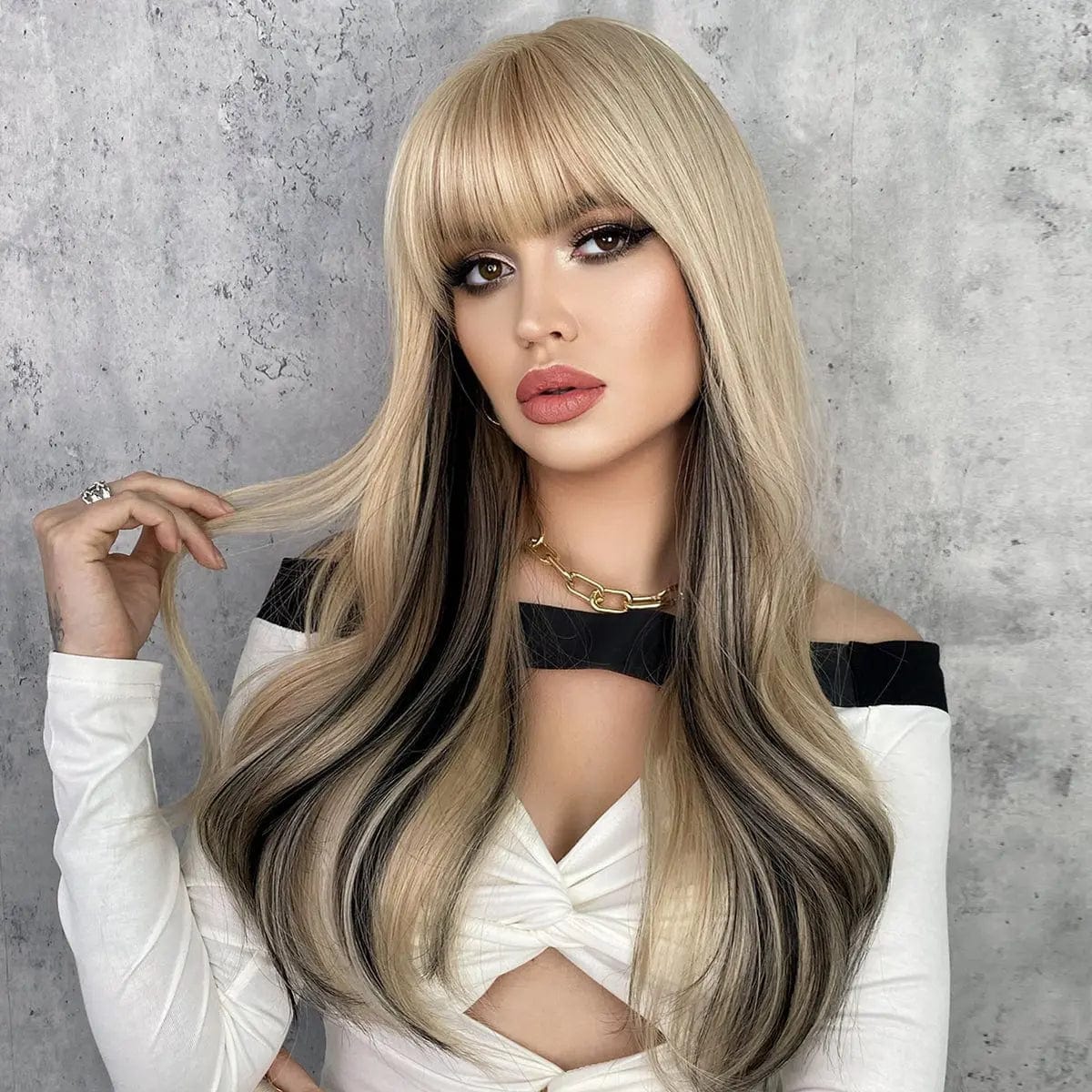 Perruque Synthétique Blonde Longue - Ophélie - Perruque Femme