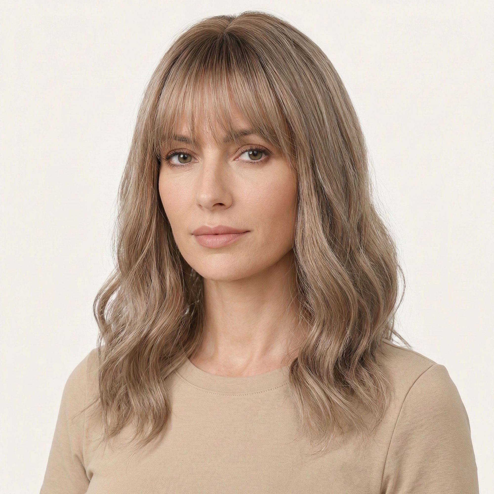 Perruque Synthétique Blonde Mi-Longue - Valeria