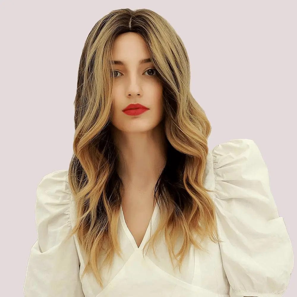 Perruque Synthétique Blonde Mi-Longue - Juna - Perruque Femme