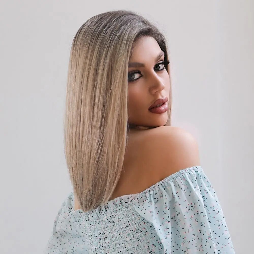 Perruque Synthétique Blonde Mi-Longue - Zephyra - Perruque Femme