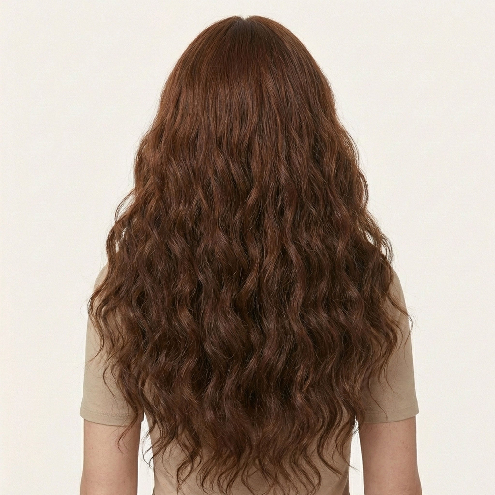 Perruque Synthétique Brune Bouclée Longue - Clarisse