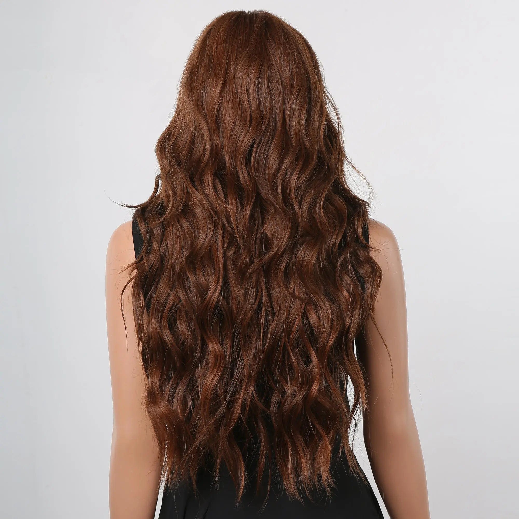 Perruque Synthétique Brune Bouclée Longue - Clarisse - Perruque Femme