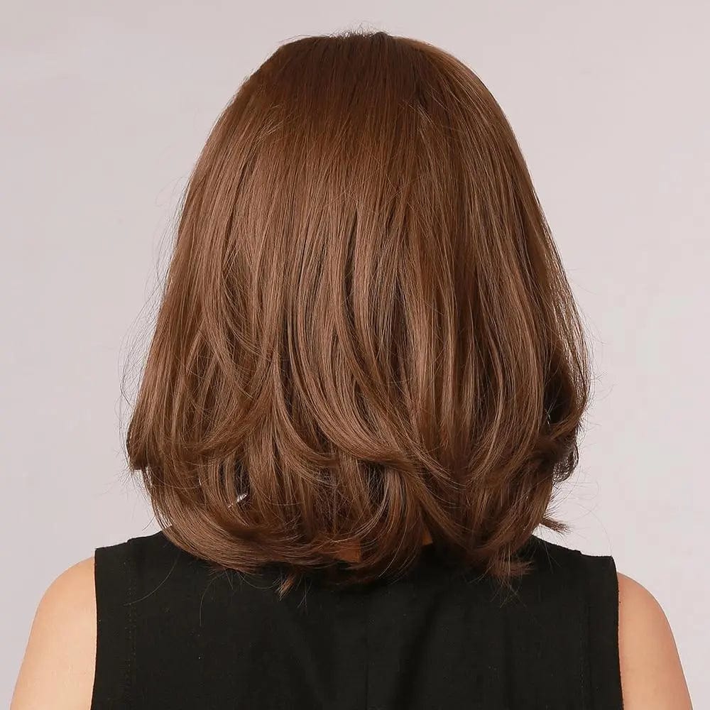 Perruque Synthétique Brune Carré Court - Manon - Perruque Femme