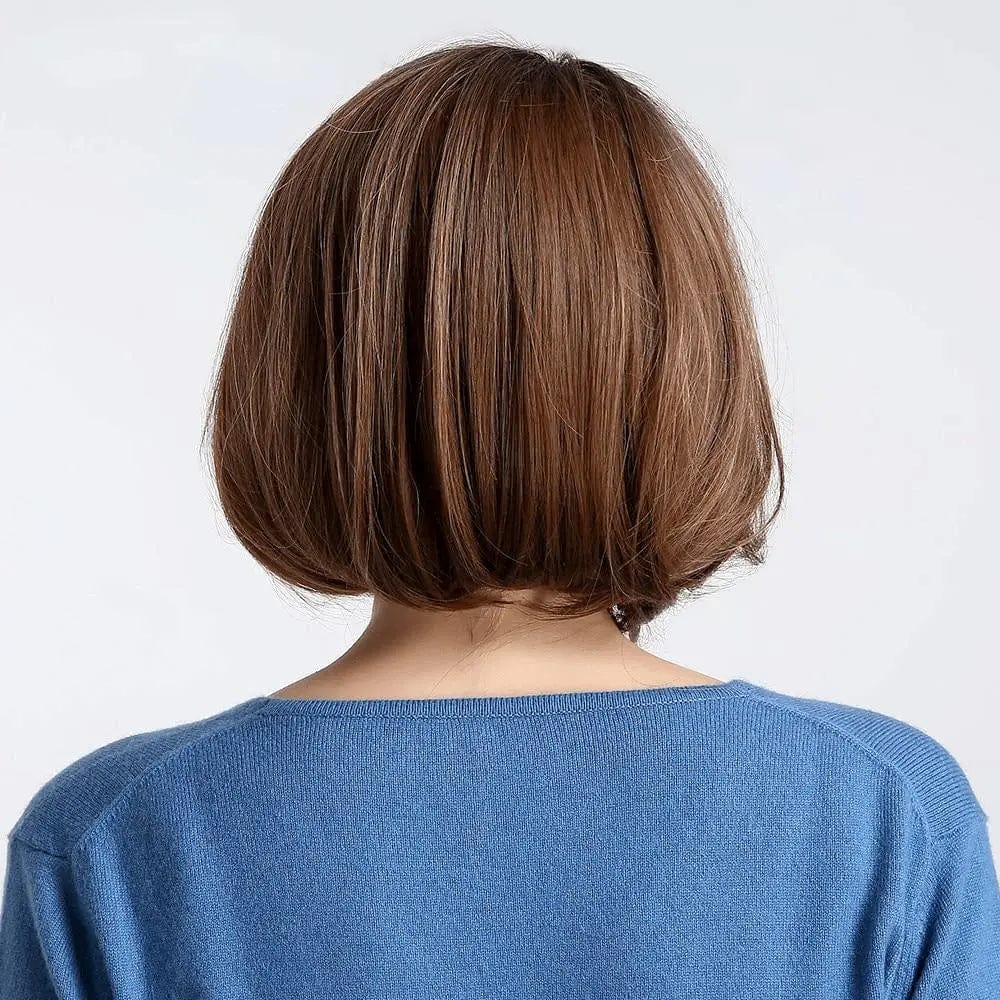 Perruque Synthétique Brune Carré Court - Oralia - Perruque Femme
