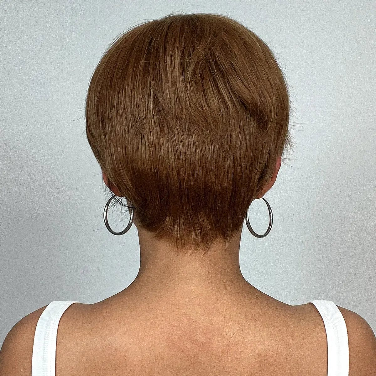Perruque Synthétique Brune Châtain Courte - Zélie - Perruque Femme