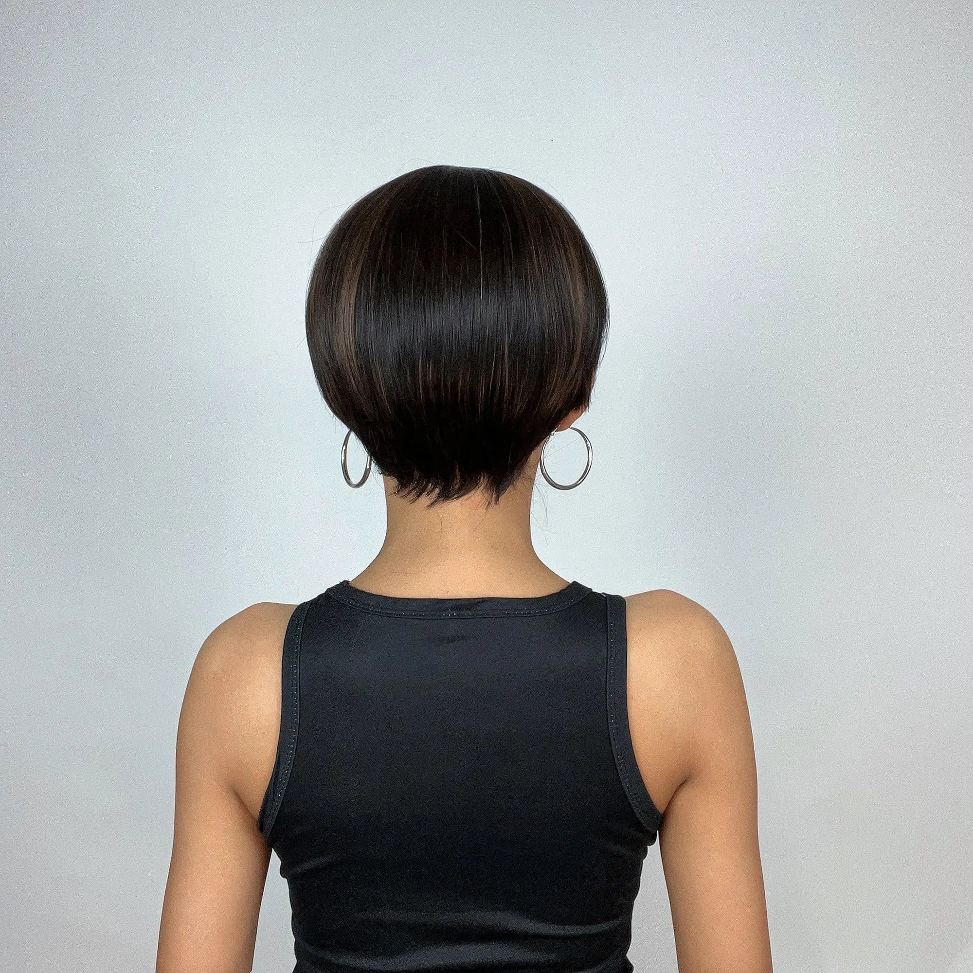 Perruque Synthétique Brune Courte - Ursula - Perruque Femme