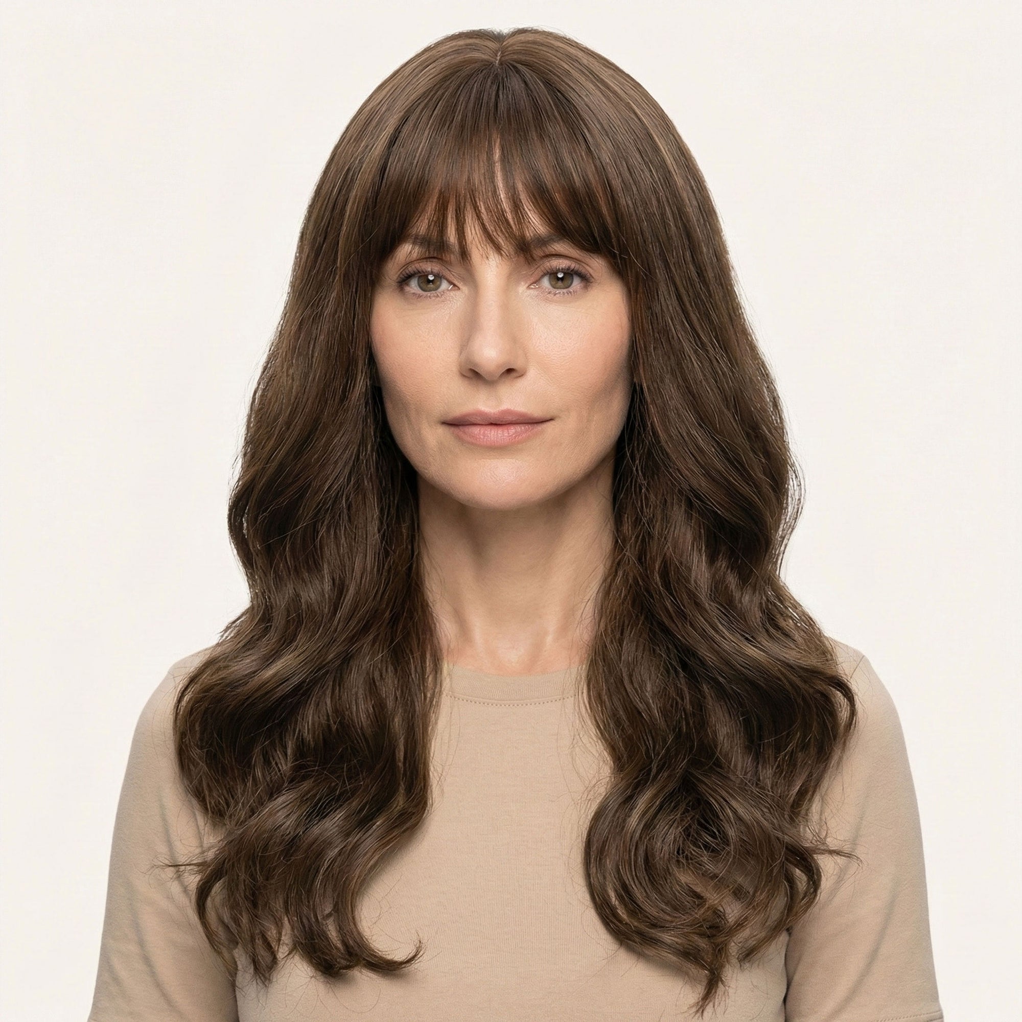 Perruque Synthétique Brune Longue - Anouk