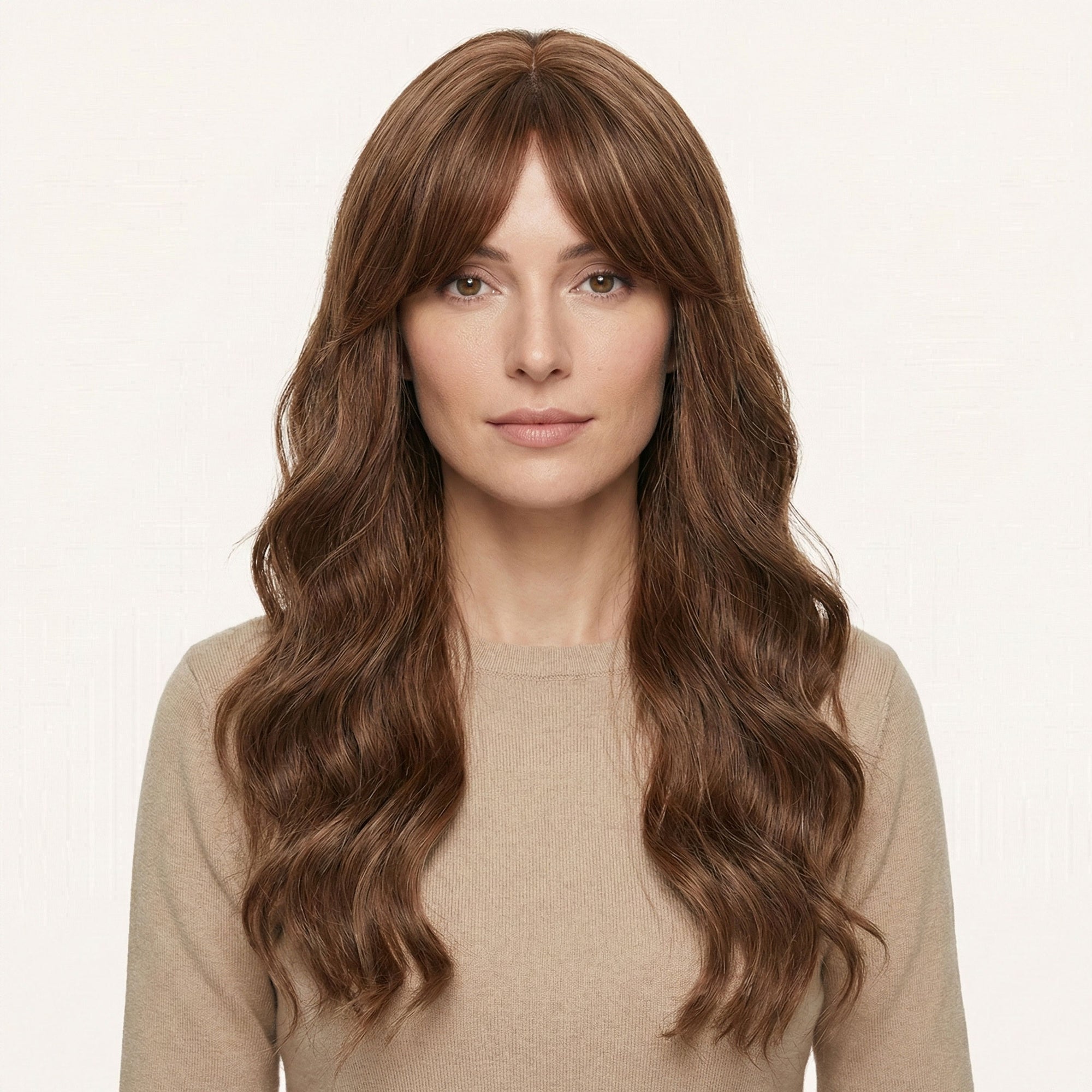 Perruque Synthétique Brune Longue - Calista