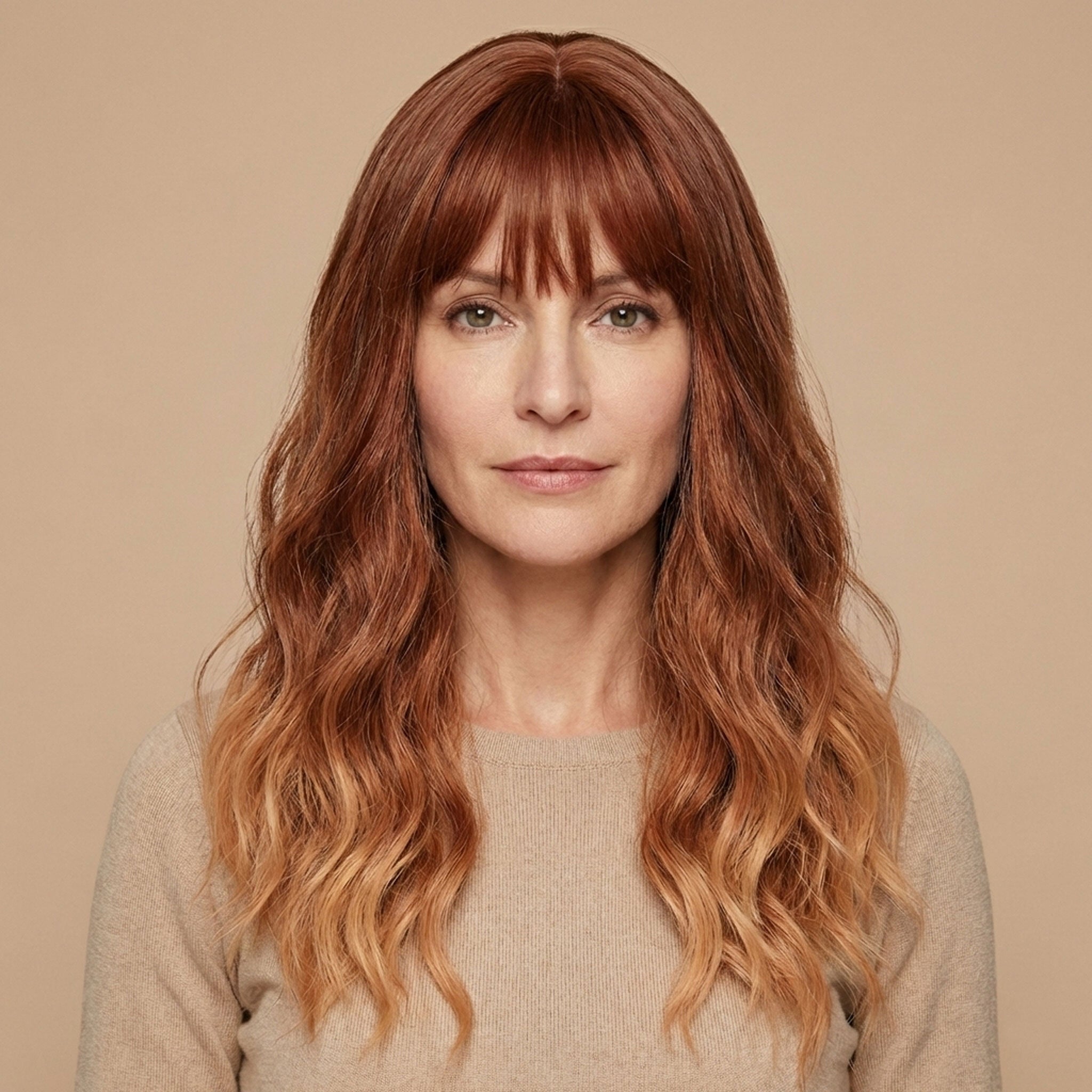 Perruque Synthétique Brune Longue - Hortense