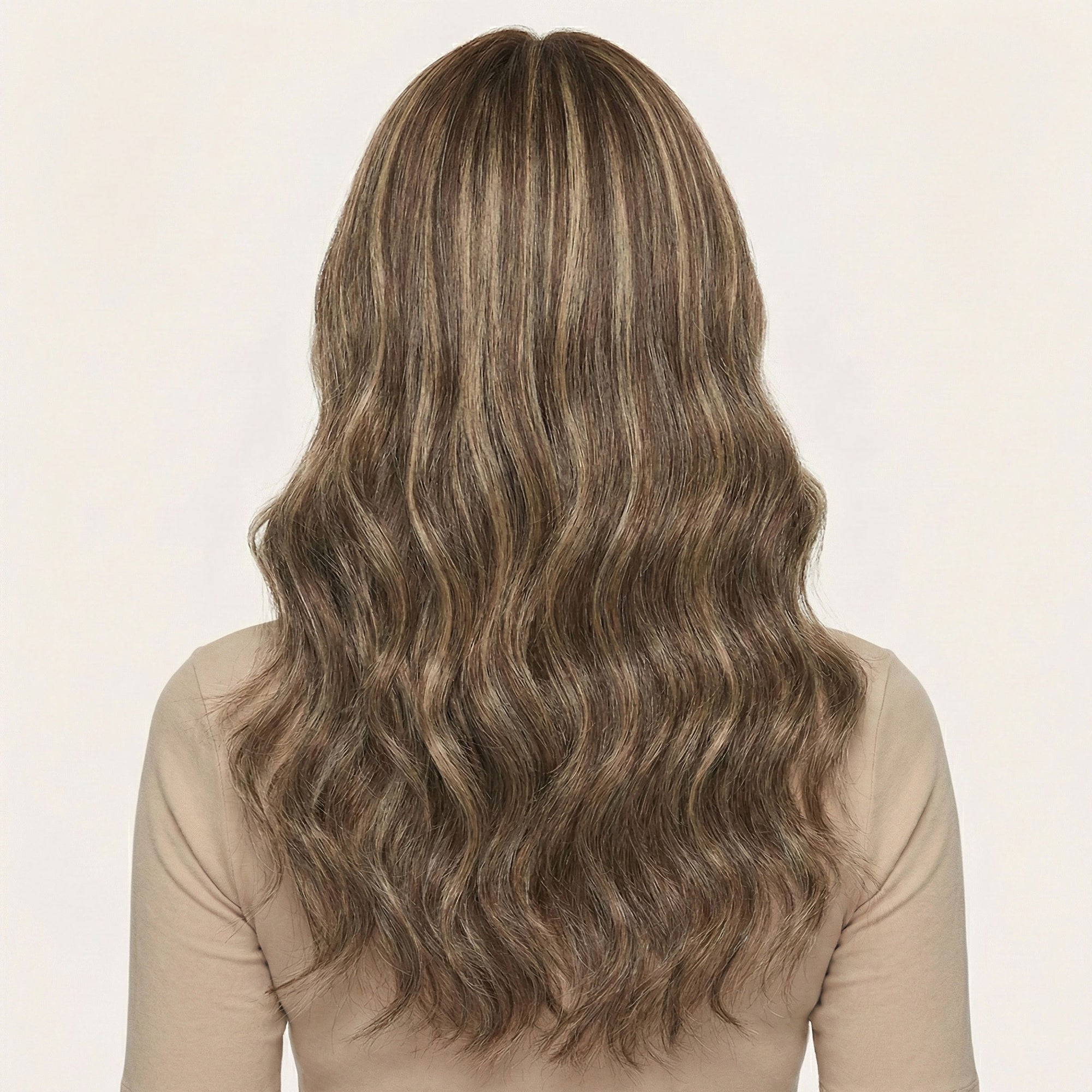 Perruque Synthétique Brune Longue - Odessa - dos