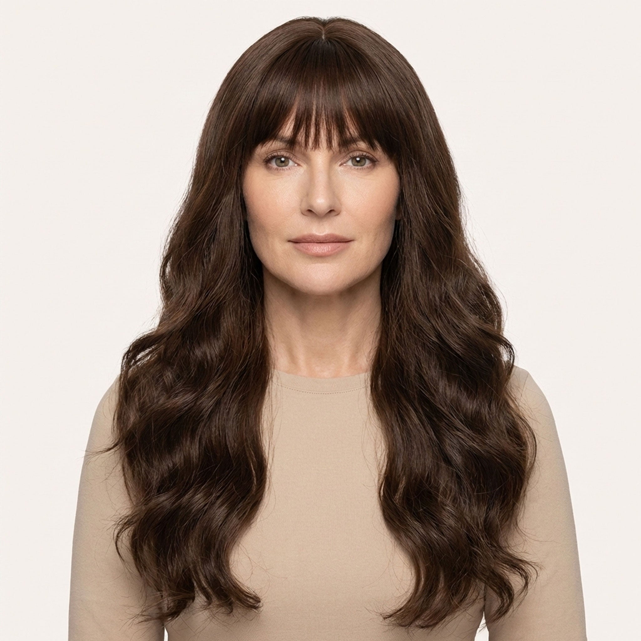 Perruque Synthétique Brune Longue - Selena