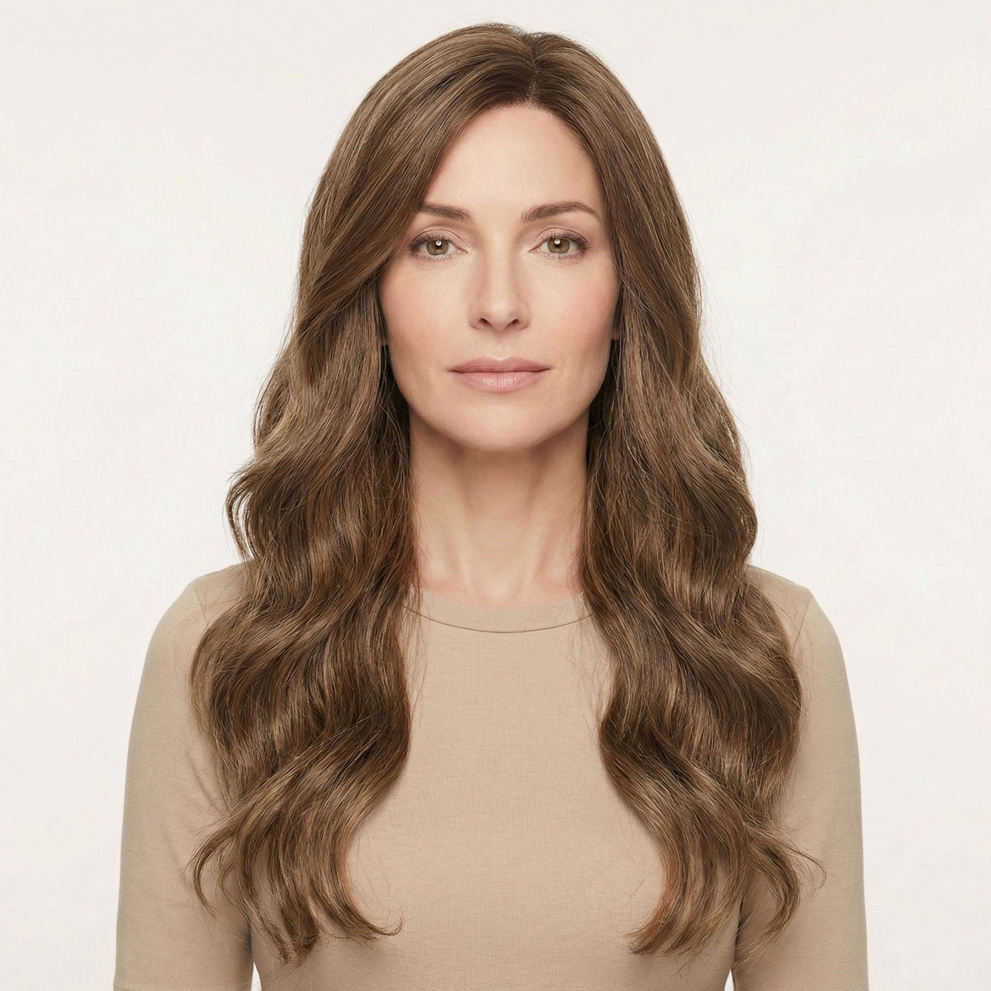 Perruque Synthétique Brune Longue - Sibylle