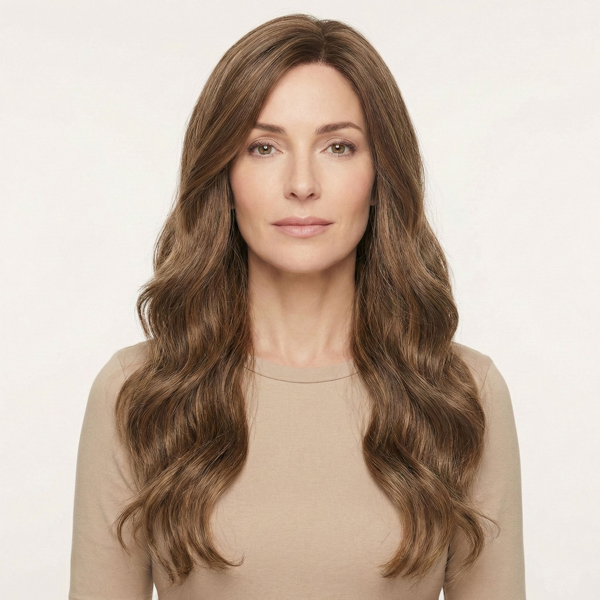 Perruque Synthétique Brune Longue - Sibylle