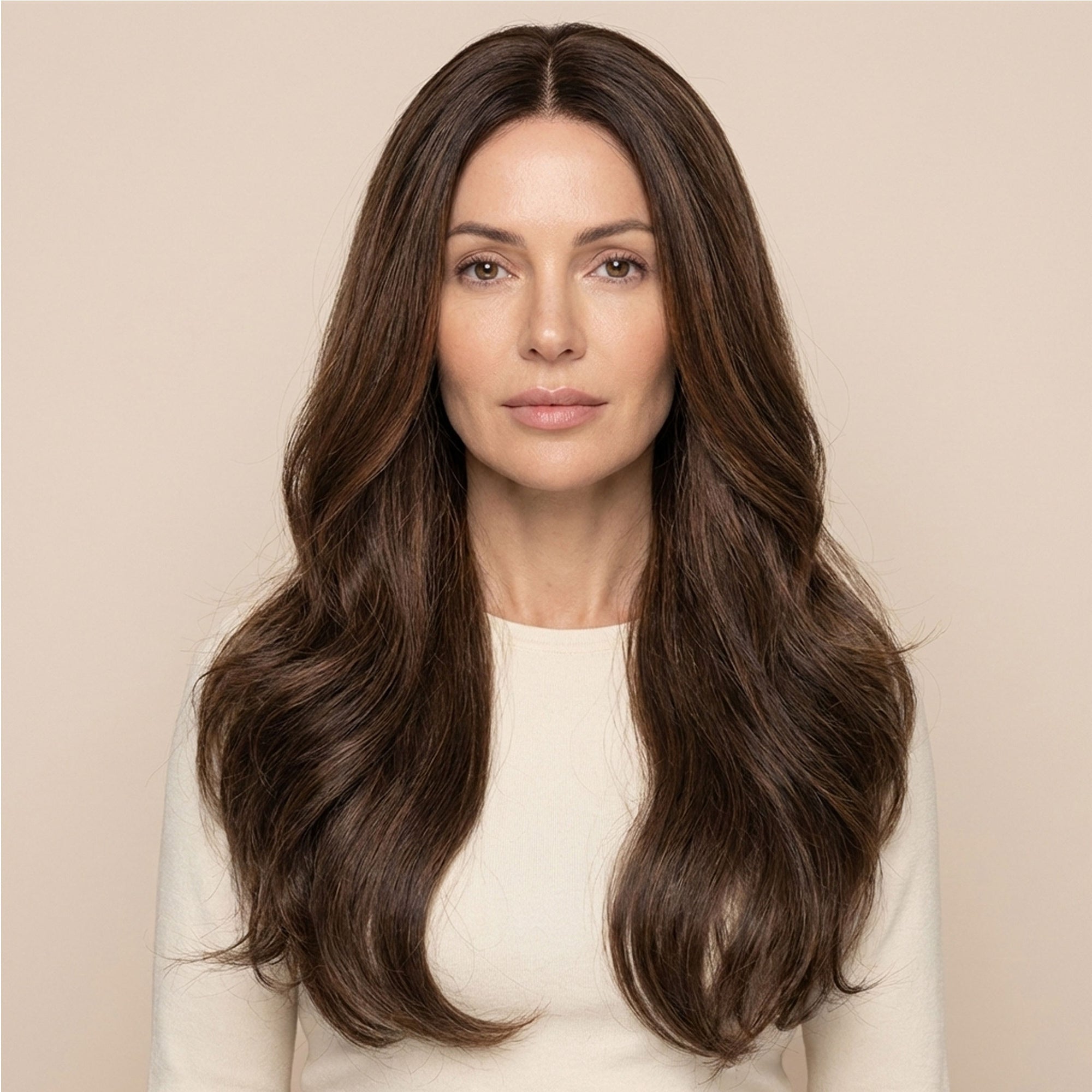 Perruque Synthétique Brune Longue - Zoe