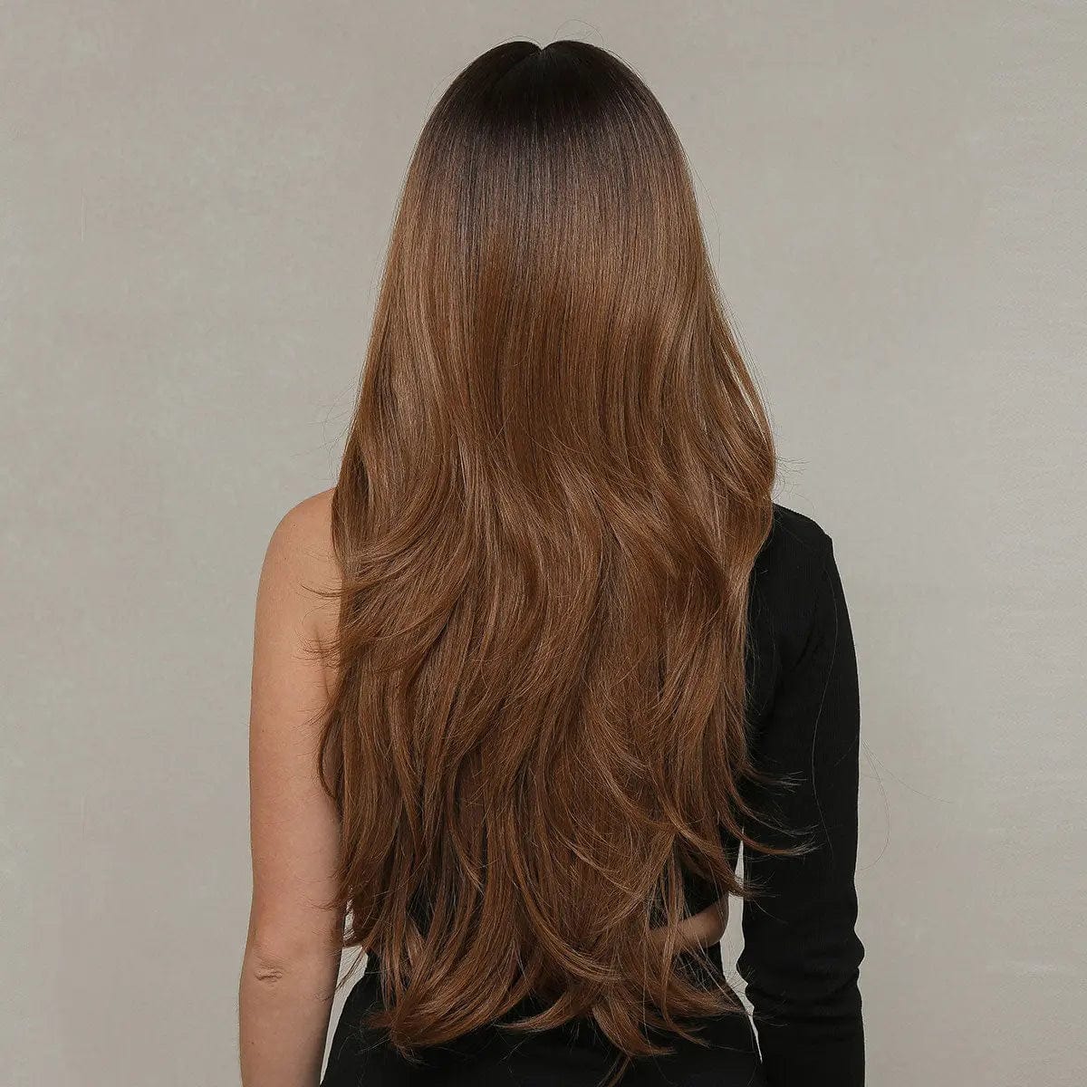 Perruque Synthétique Brune Longue - Élisa - Perruque Femme