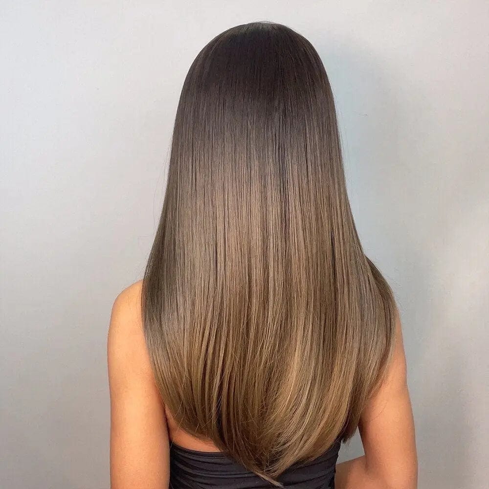 Perruque Synthétique Brune Longue - Eulalia - Perruque Femme