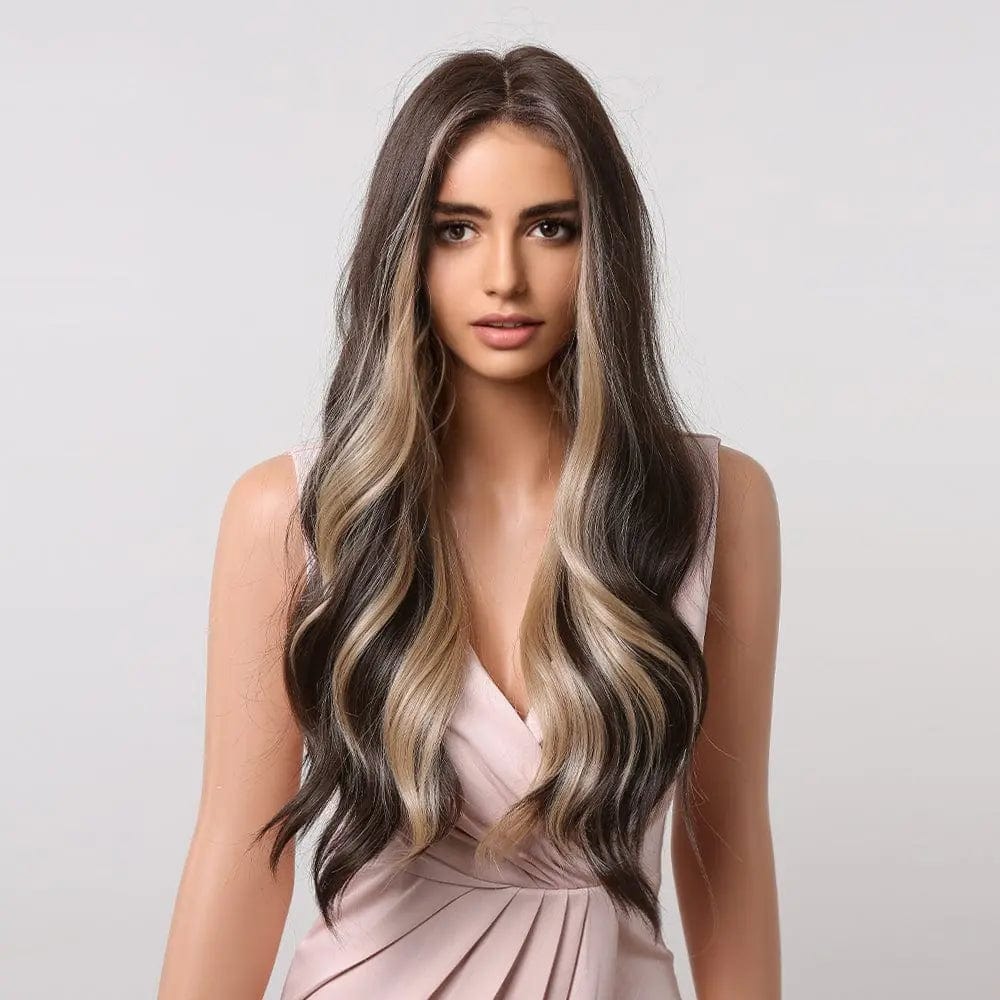 Perruque Synthétique Brune Longue - Felicia - Perruque Femme