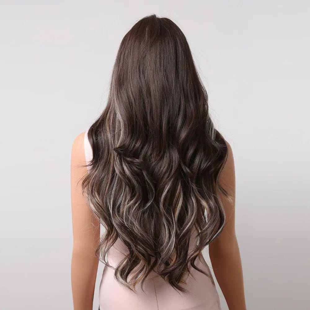 Perruque Synthétique Brune Longue - Glenda - Perruque Femme