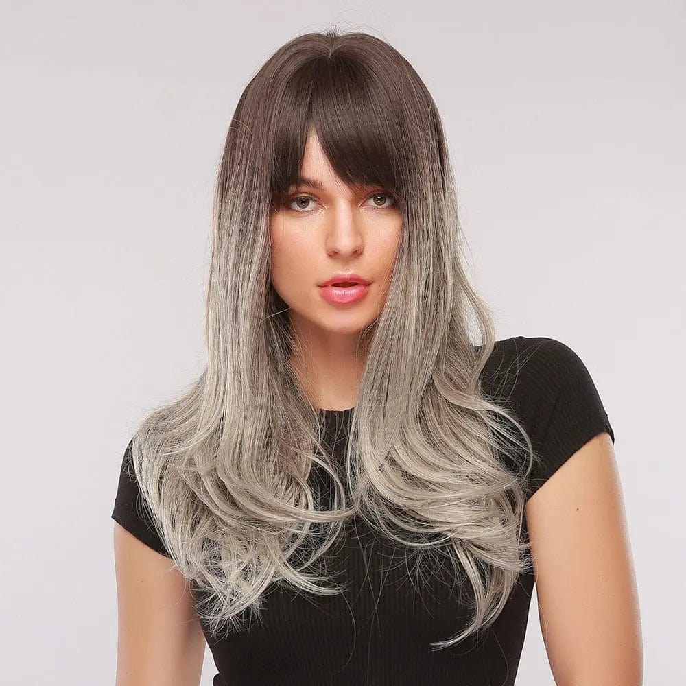 Perruque Synthétique Brune Longue - Melisande - Perruque Femme