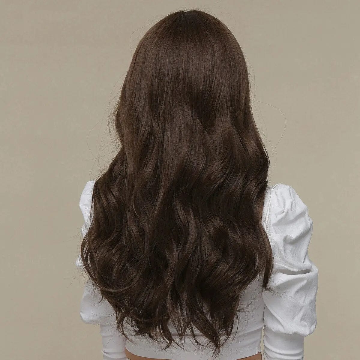 Perruque Synthétique Brune Longue - Selena - Perruque Femme