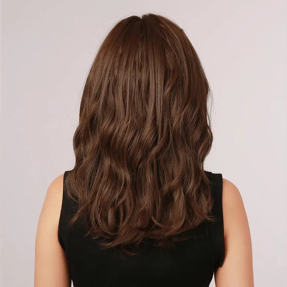 Perruque Synthétique Brune Mi-Longue - Emma - Perruque Femme