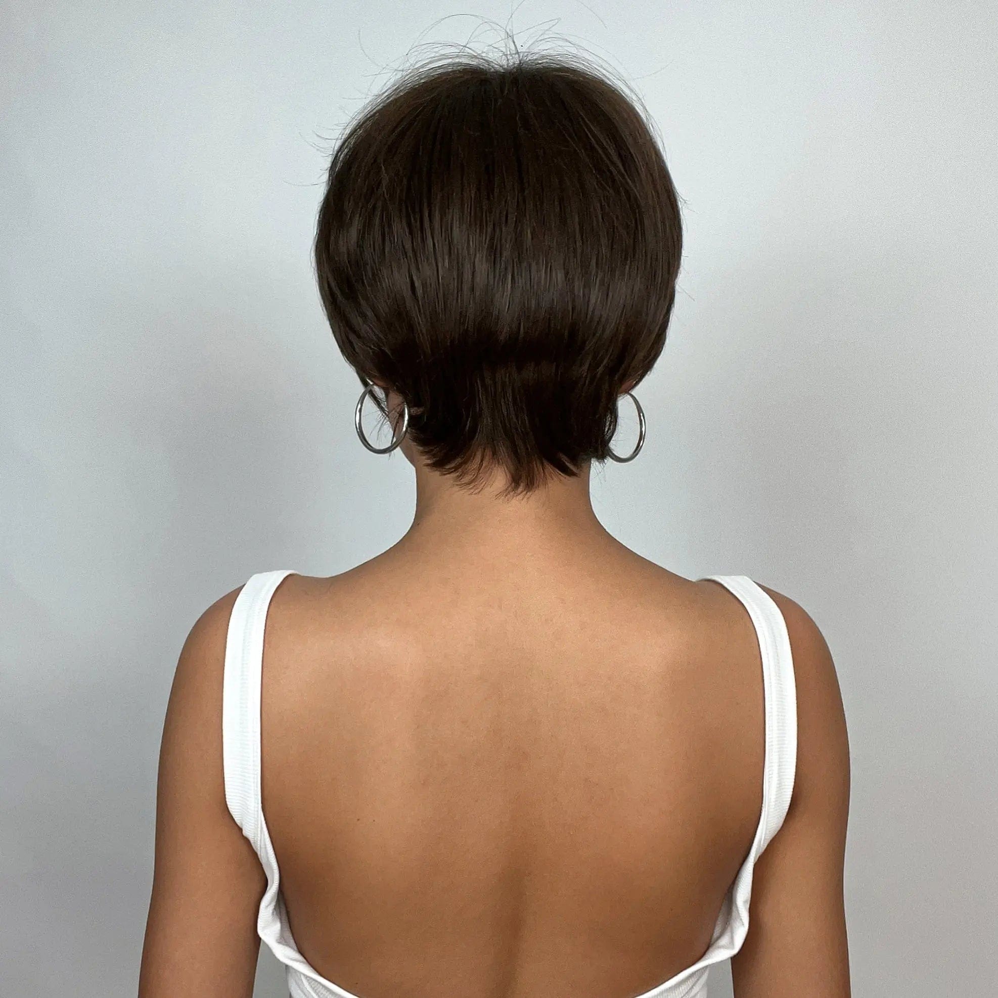 Perruque Synthétique Brune Ombré Rousse Courte - Xénia - Perruque Femme