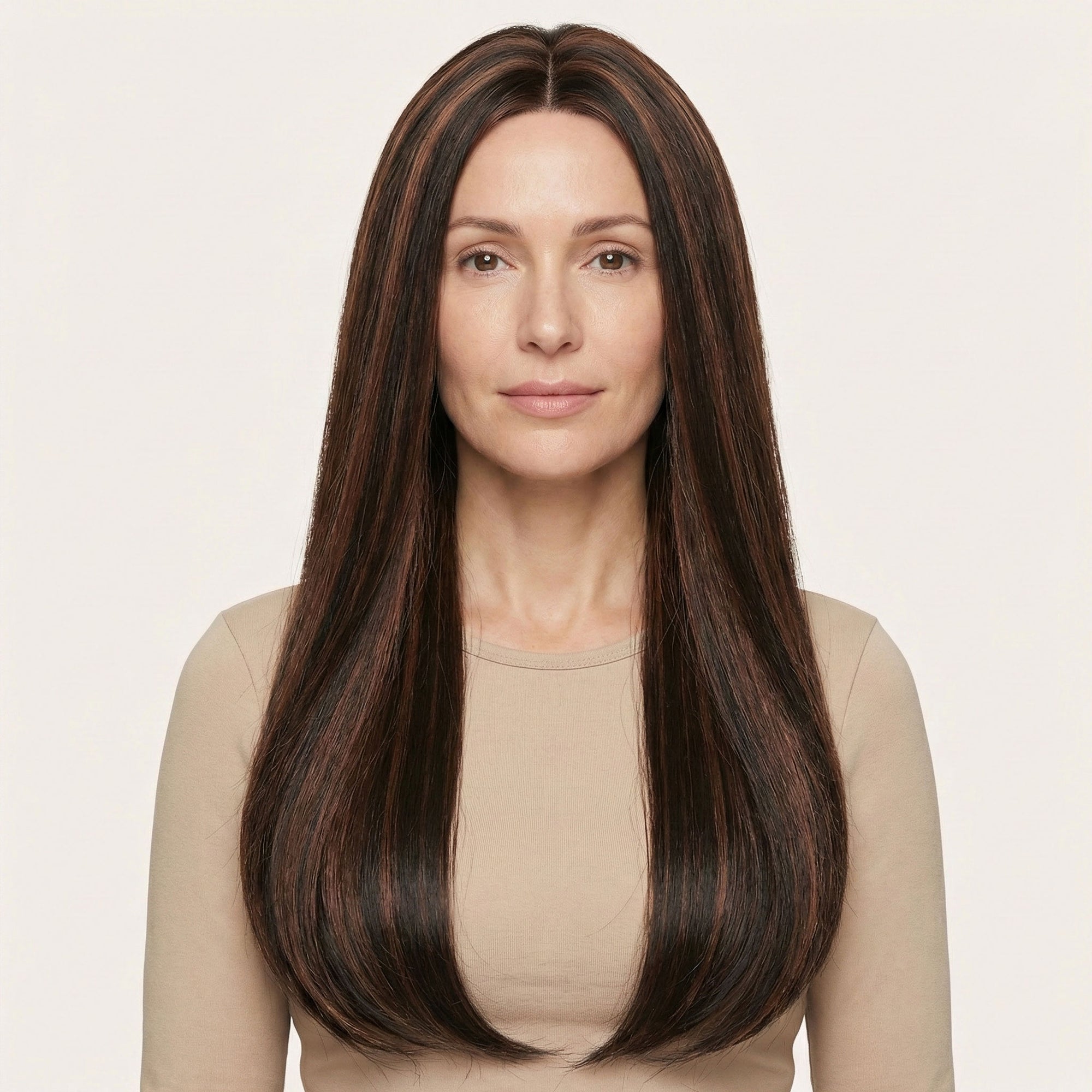 Perruque Synthétique Noire Longue - Quintina