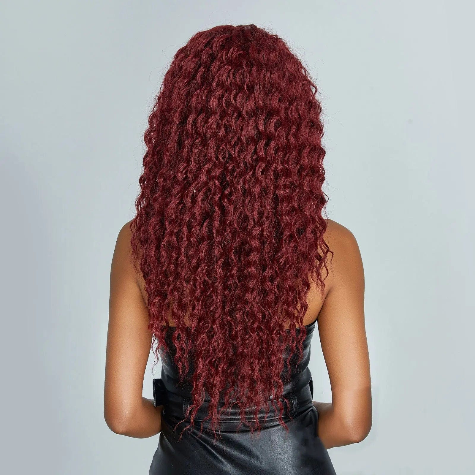 Perruque Synthétique Rouge Bouclée Longue - Florine - Perruque Femme