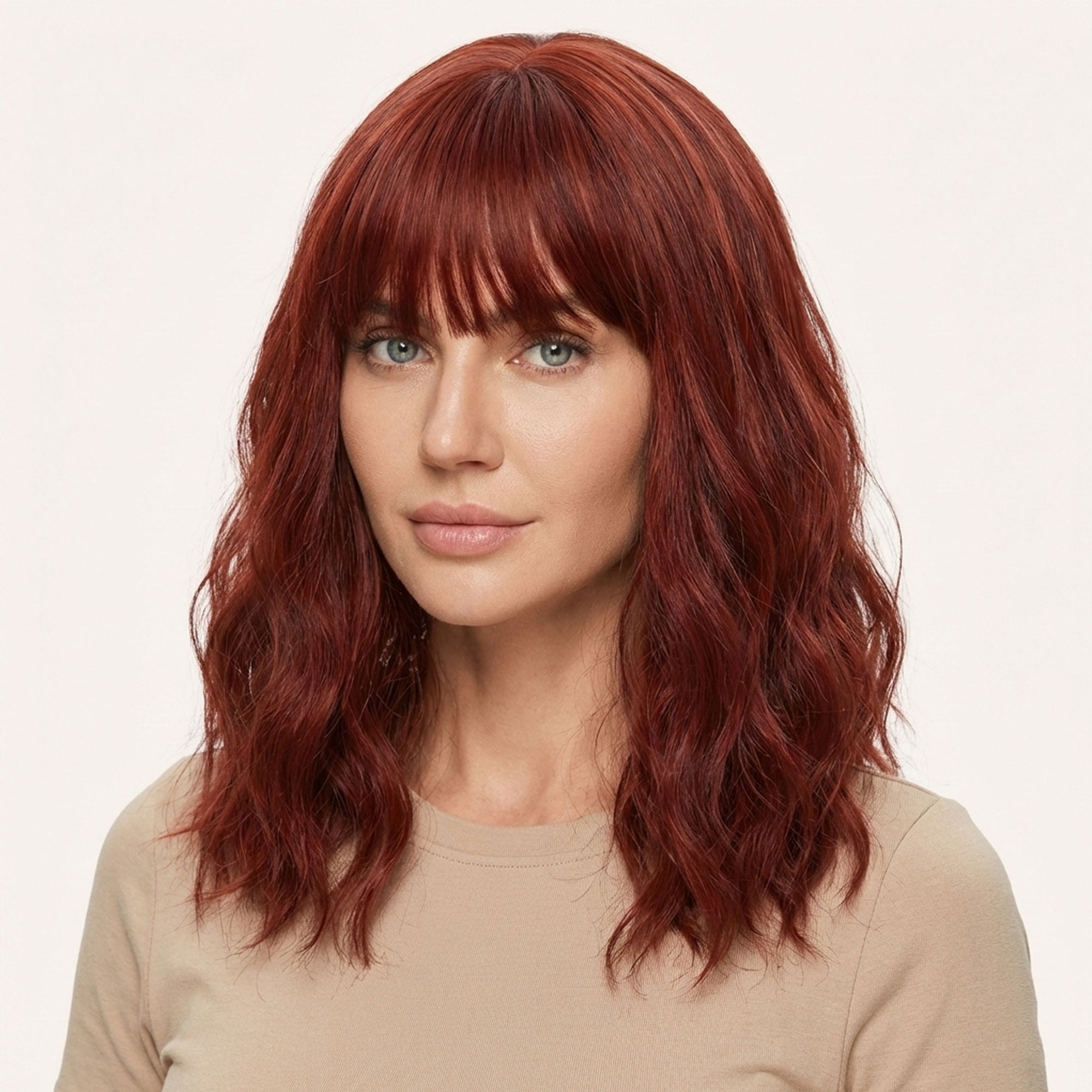 Perruque Synthétique Rouge Courte - Elvira