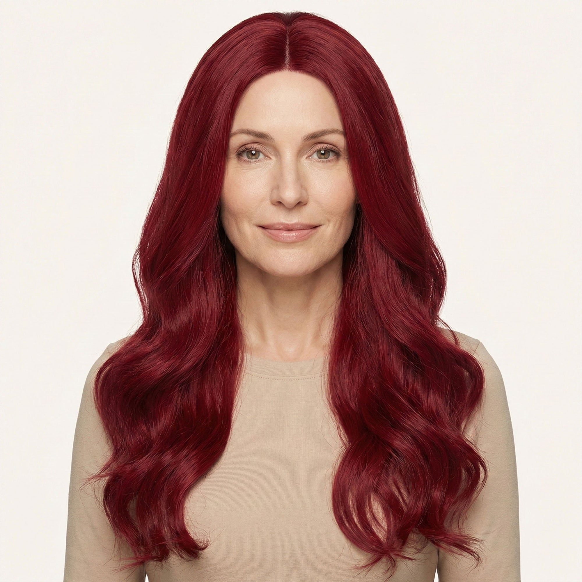 Perruque Synthétique Rouge Longue - Rhiannon