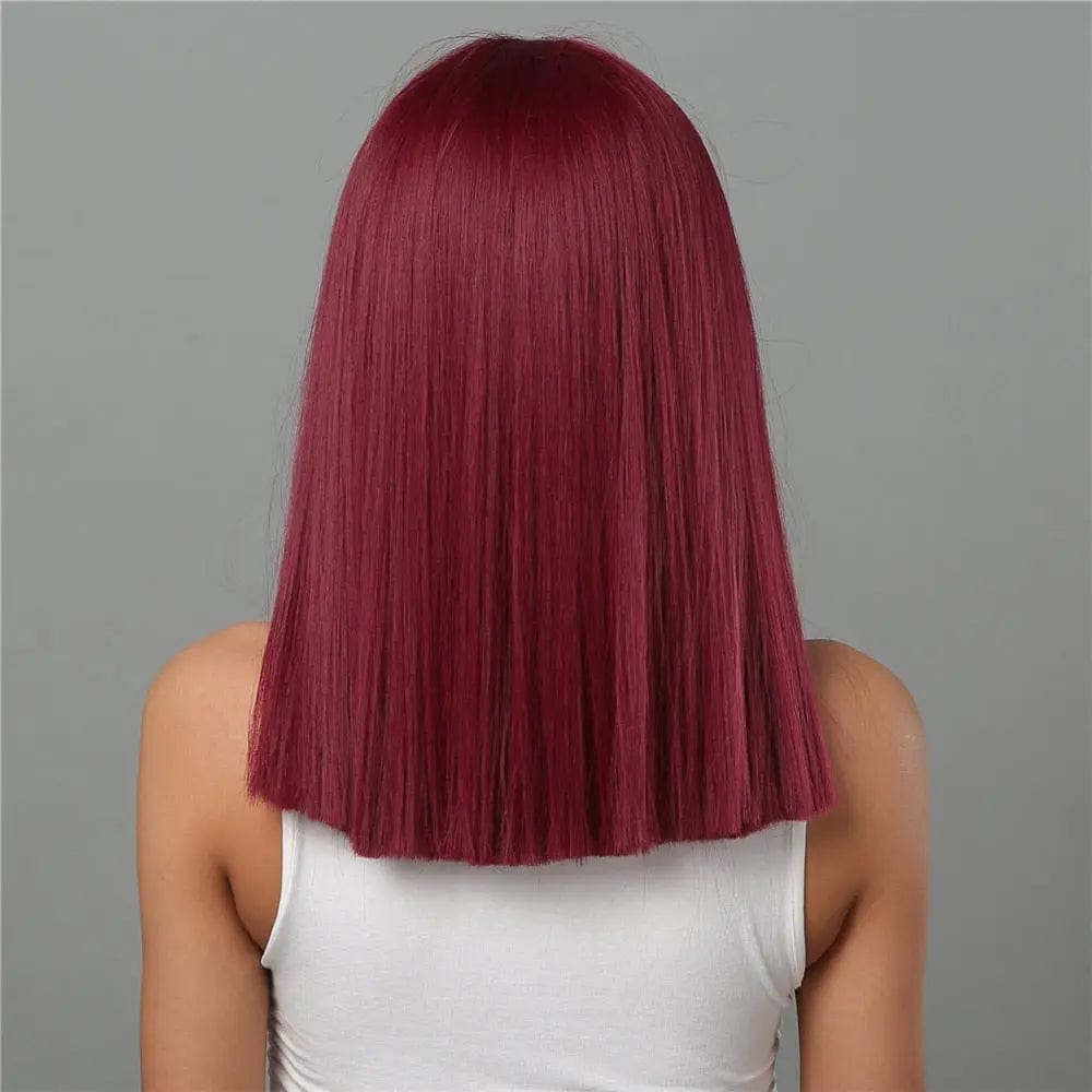 Perruque Synthétique Rouge Longue - Bernice - Perruque Femme