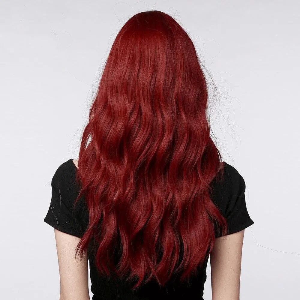 Perruque Synthétique Rouge Longue - Briony - Perruque Femme