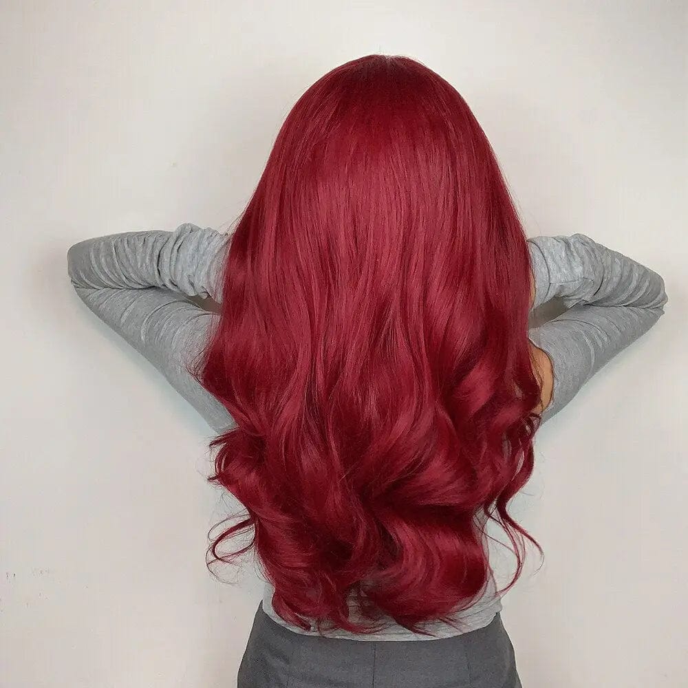 Perruque Synthétique Rouge Longue - Rhiannon - Perruque Femme